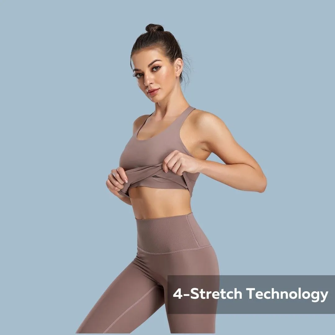 Trendy Women's Workout Clothing Set