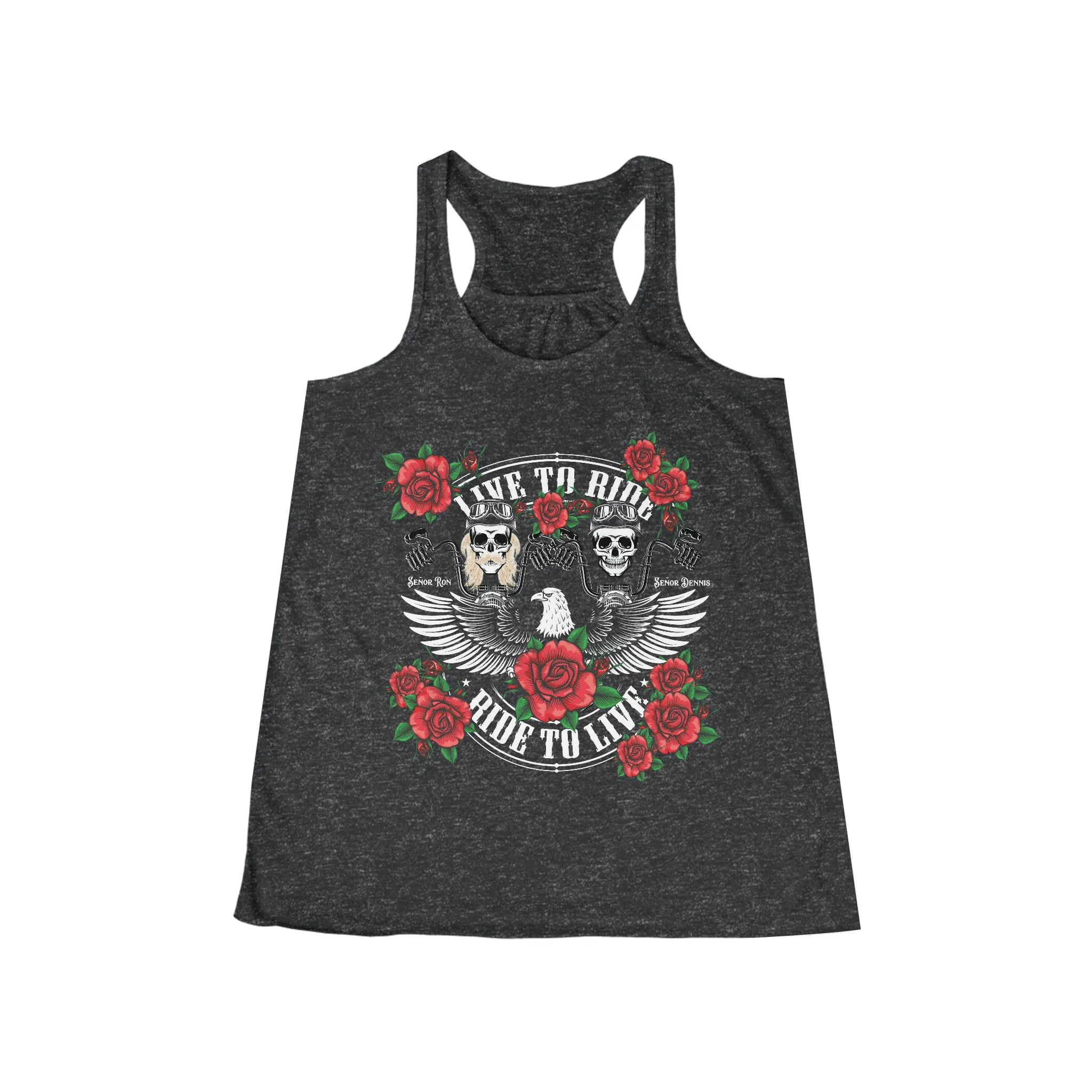 Tribute T - Women's Flowy Racerback Tank - Sunshine Family