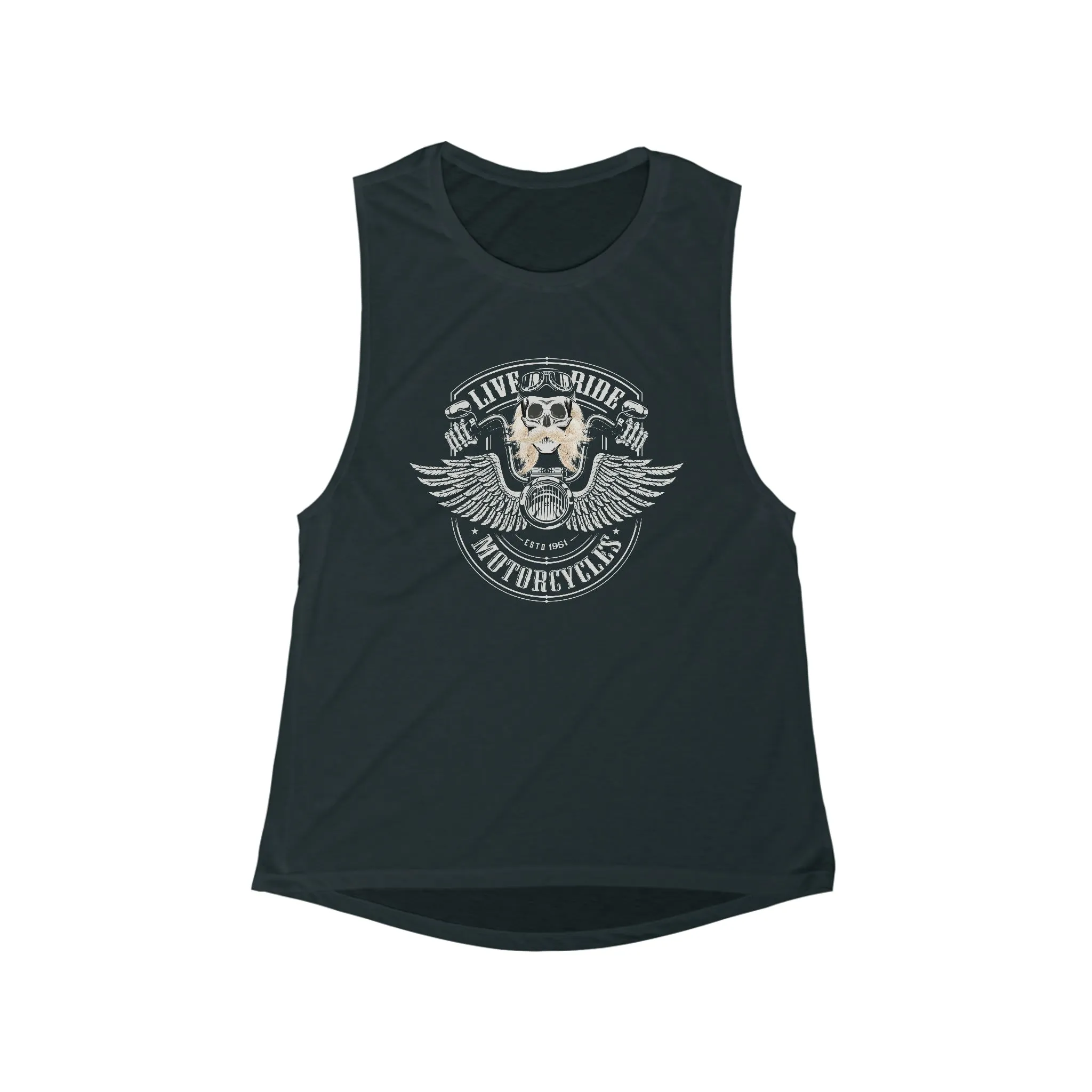 Tribute T - Women's Flowy Scoop Muscle Tank - Sunshine Family