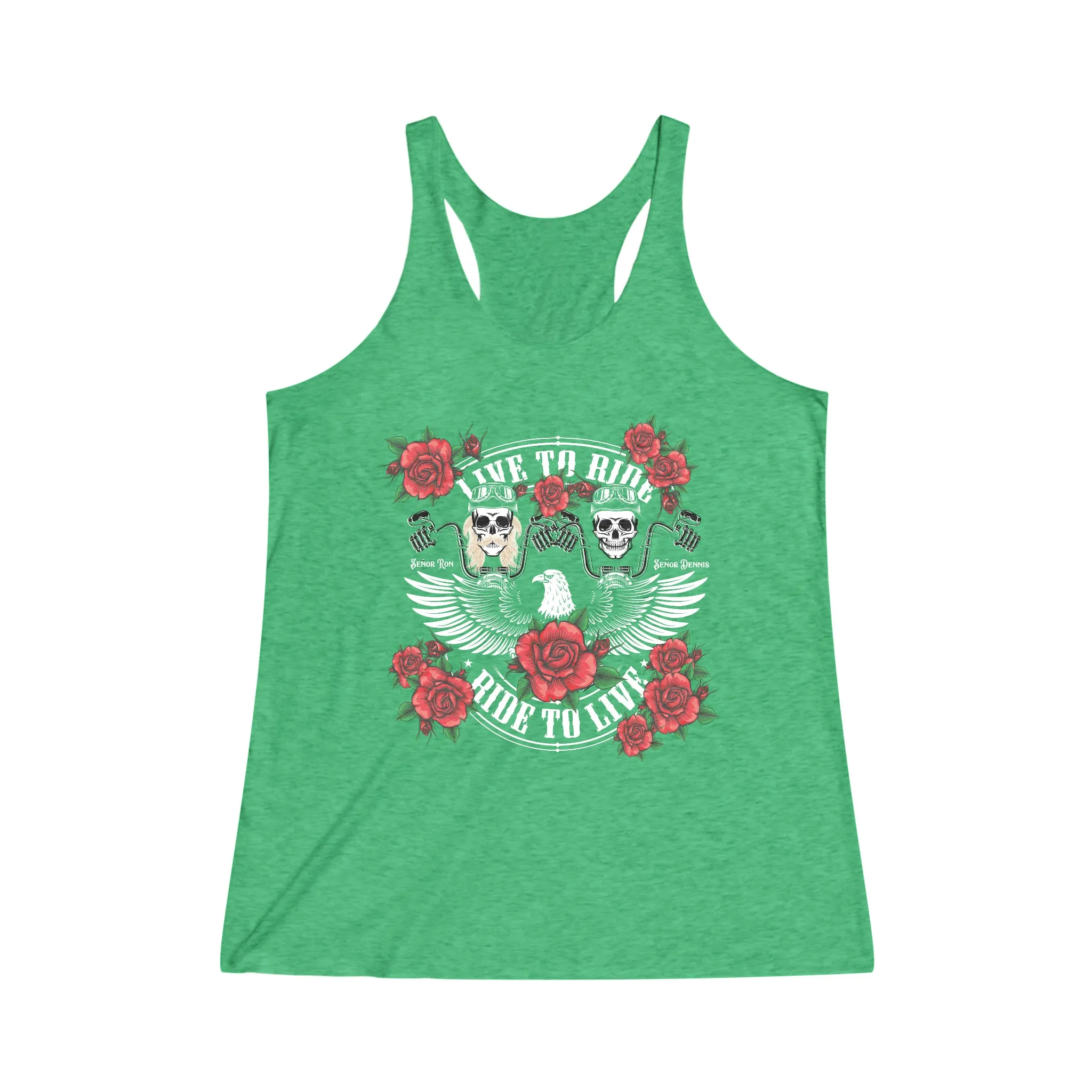 Tribute T - Women's Tri-Blend Racerback Tank - Sunshine Family