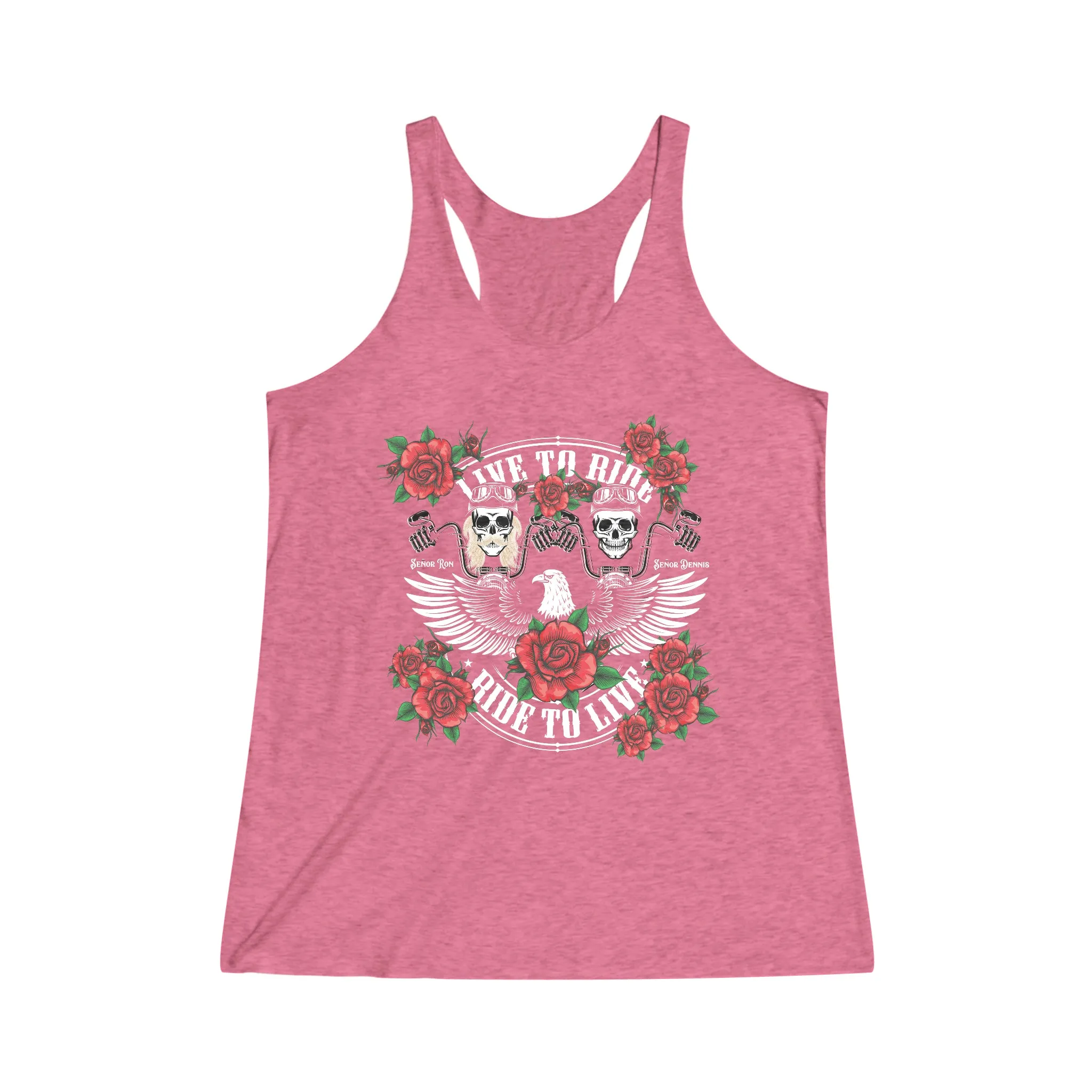 Tribute T - Women's Tri-Blend Racerback Tank - Sunshine Family