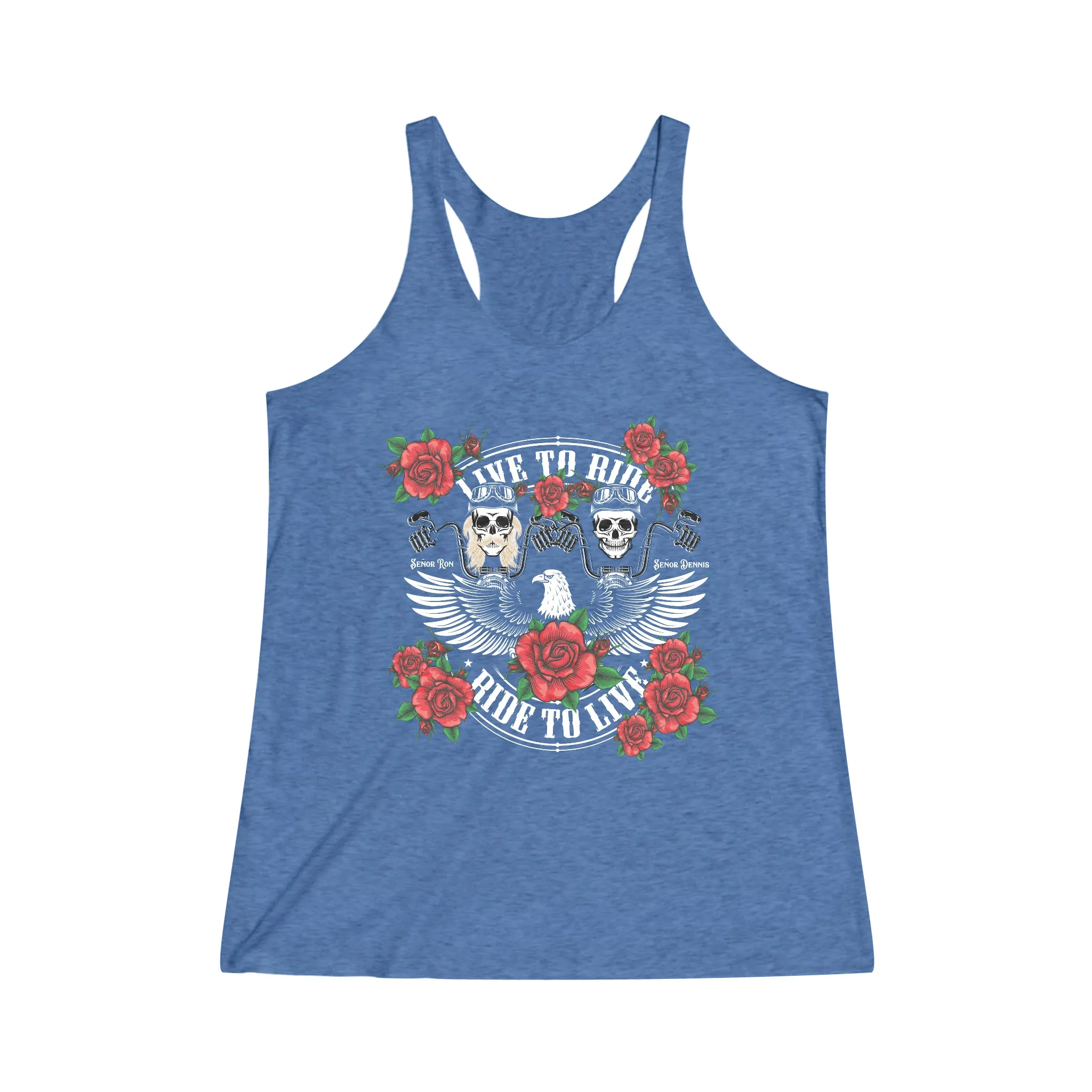 Tribute T - Women's Tri-Blend Racerback Tank - Sunshine Family