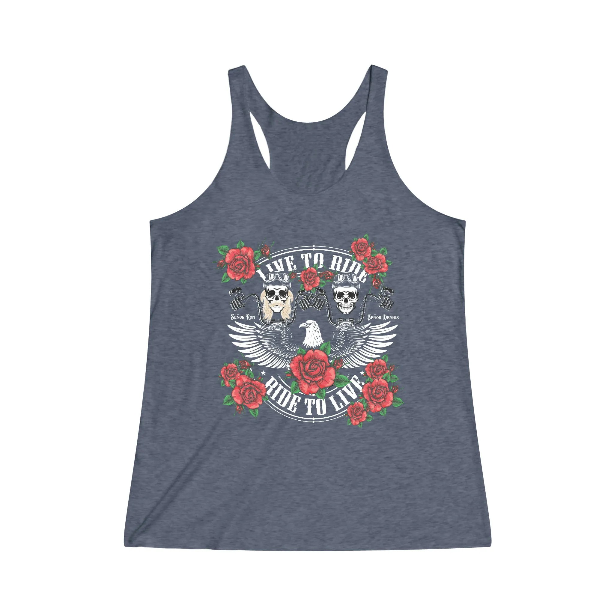 Tribute T - Women's Tri-Blend Racerback Tank - Sunshine Family