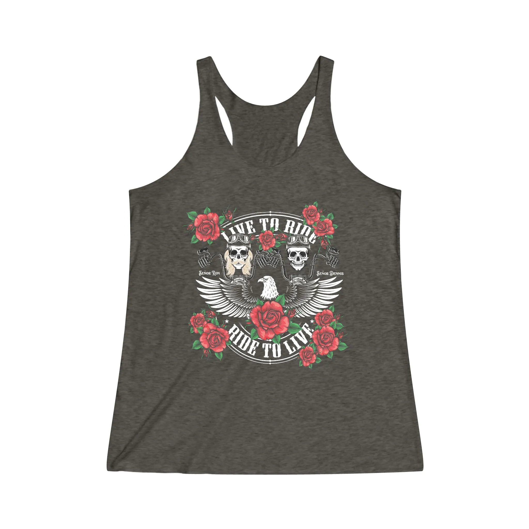 Tribute T - Women's Tri-Blend Racerback Tank - Sunshine Family