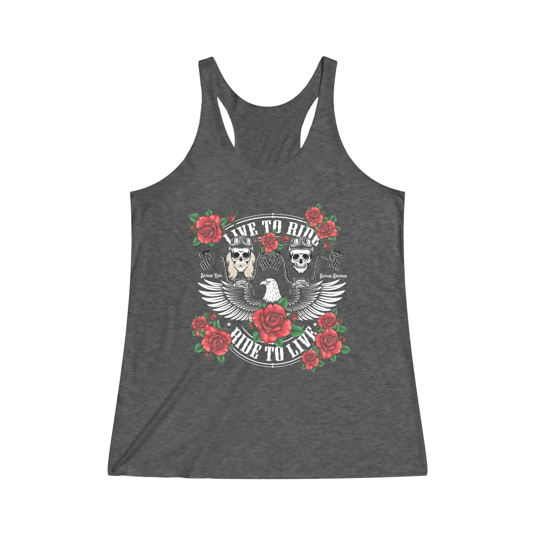 Tribute T - Women's Tri-Blend Racerback Tank - Sunshine Family