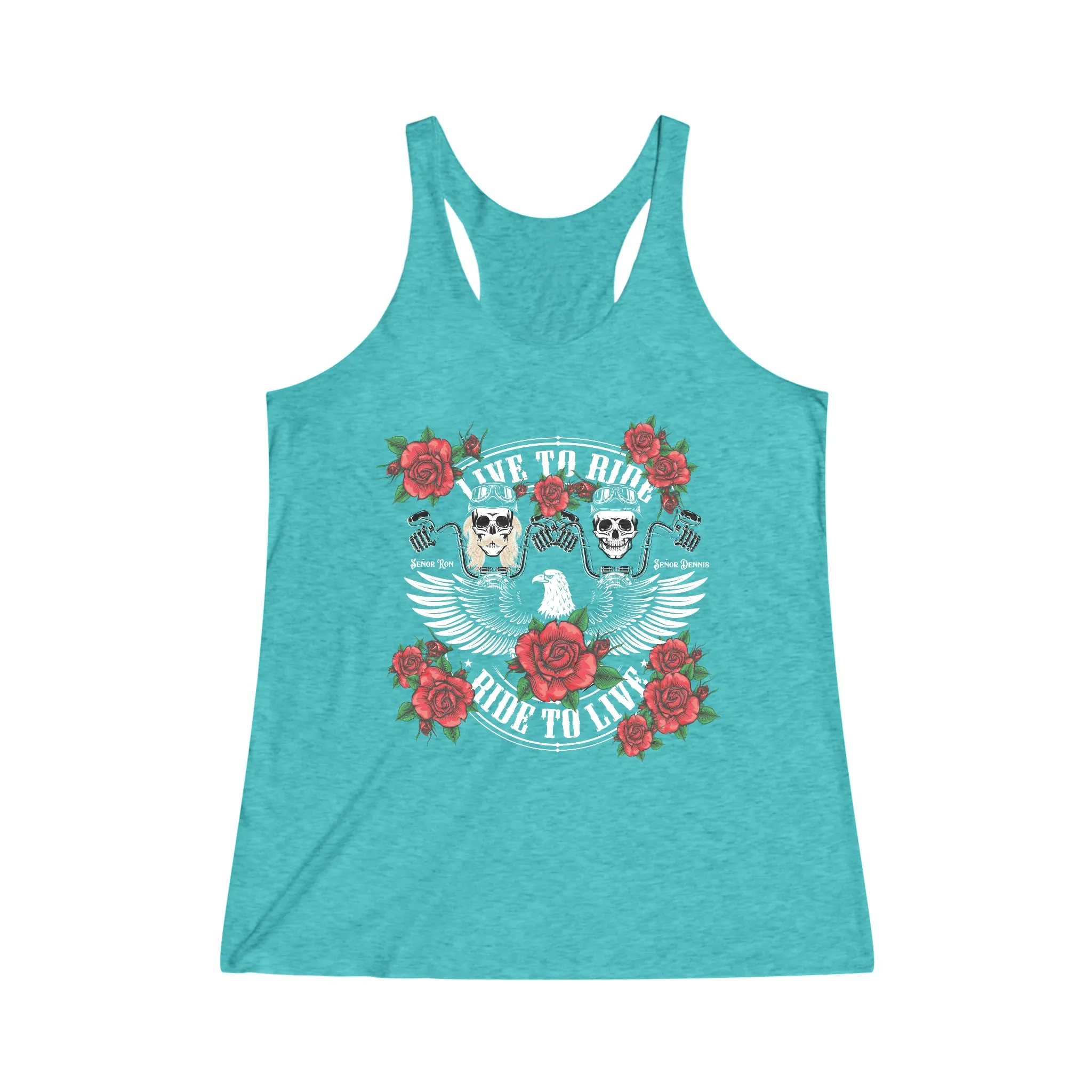 Tribute T - Women's Tri-Blend Racerback Tank - Sunshine Family