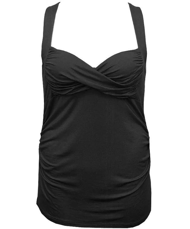 Unique Sexy Tank Black Top