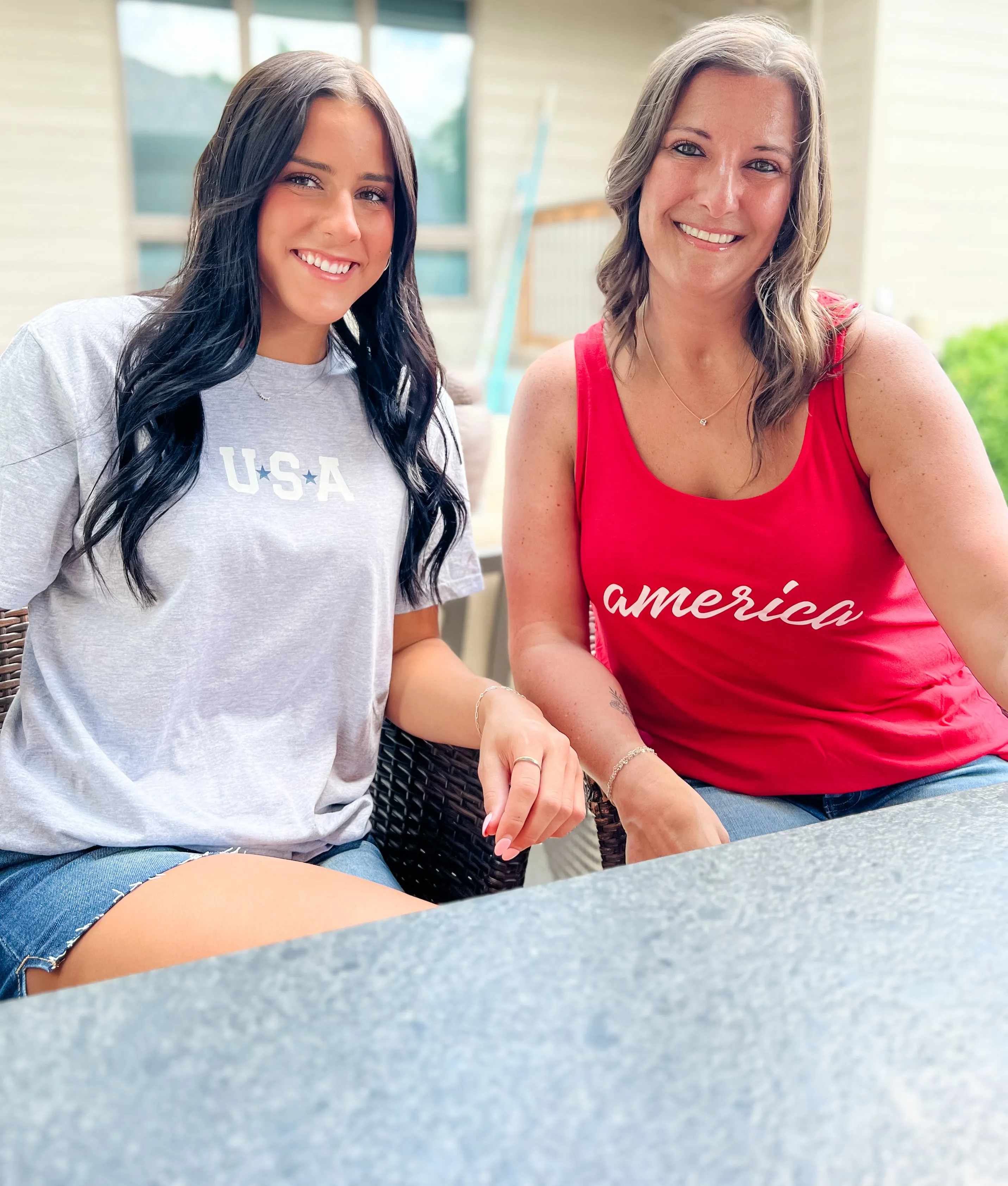 USA Flowy Tank - Plus Size