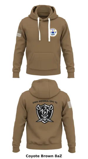 USS SQUALL (PC 7)  Store 1  Core Men's Hooded Performance Sweatshirt - 8aZ