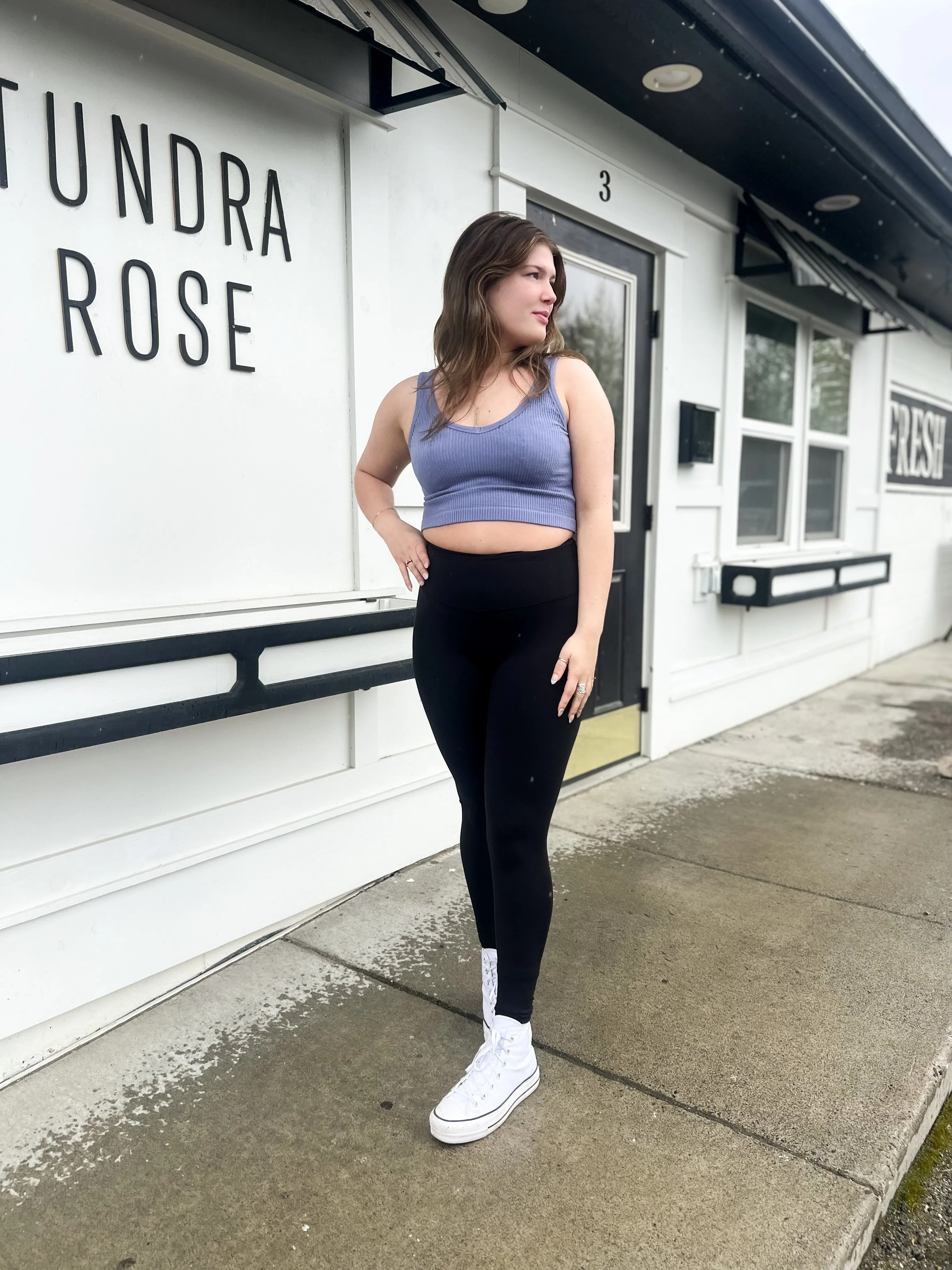 Valerie Ribbed Crop Tank- MORE COLORS