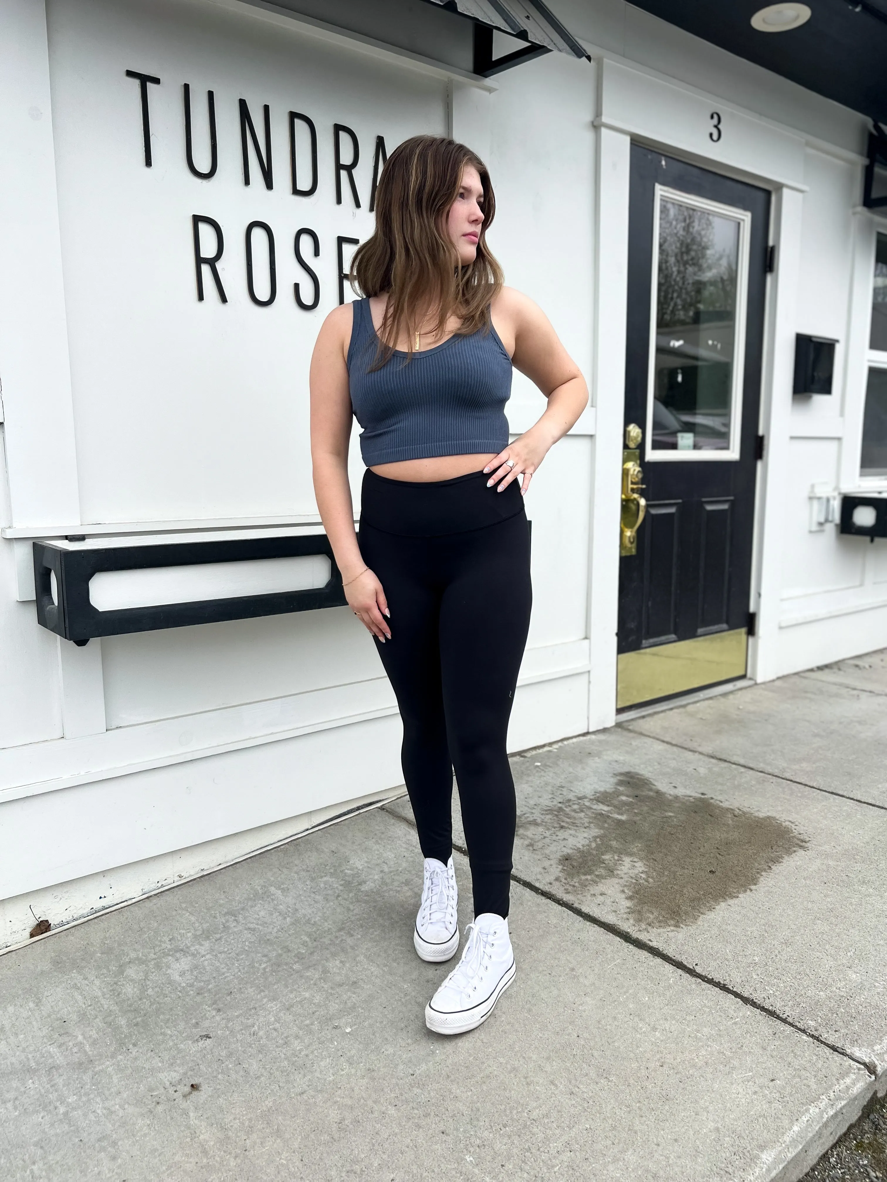 Valerie Ribbed Crop Tank- MORE COLORS