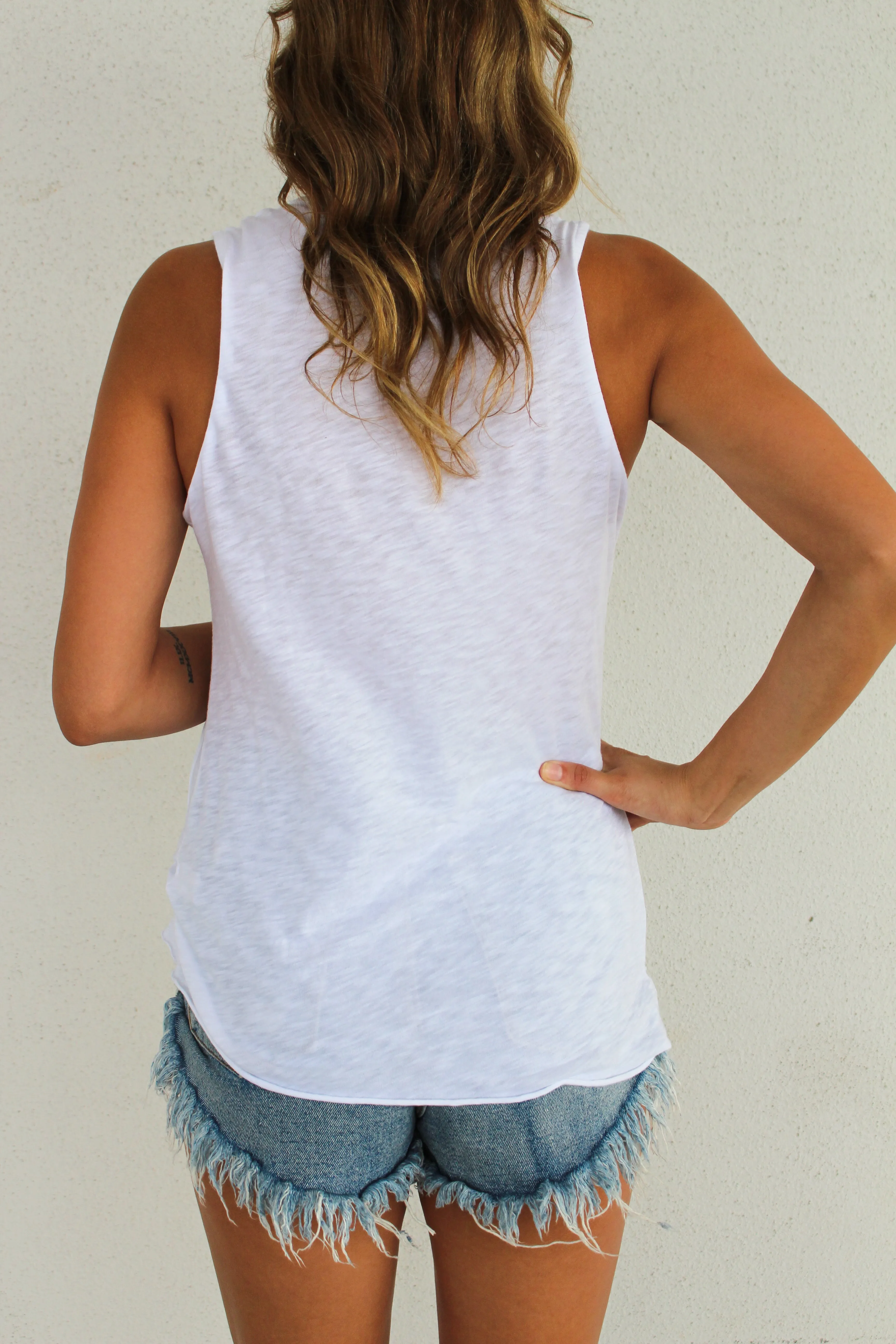 Venice Tank - WHITE