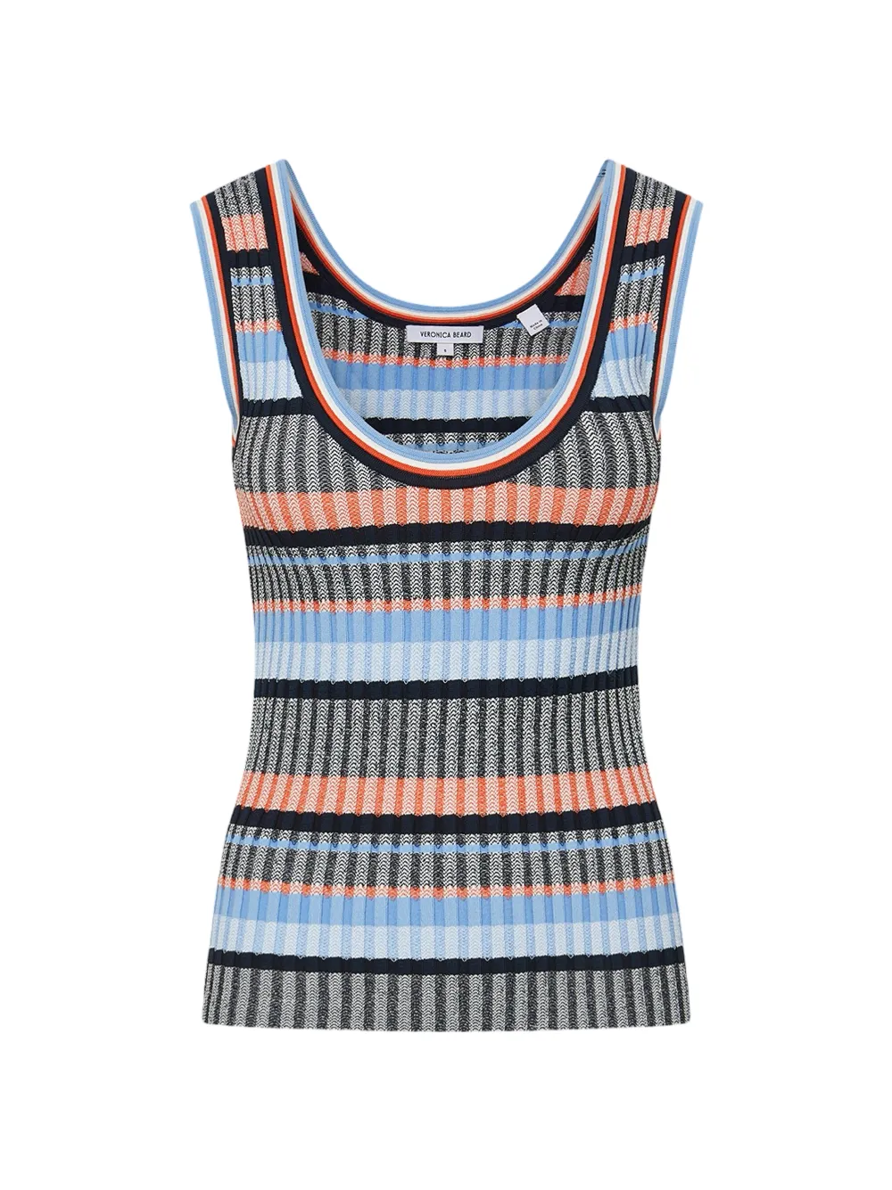 Veronica Beard Sandra Tank in Blue Multi