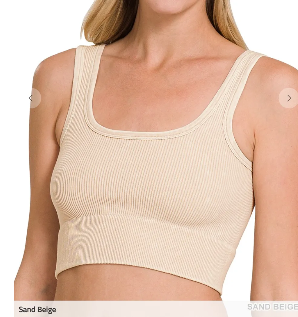 Vintage Washed Square Neck