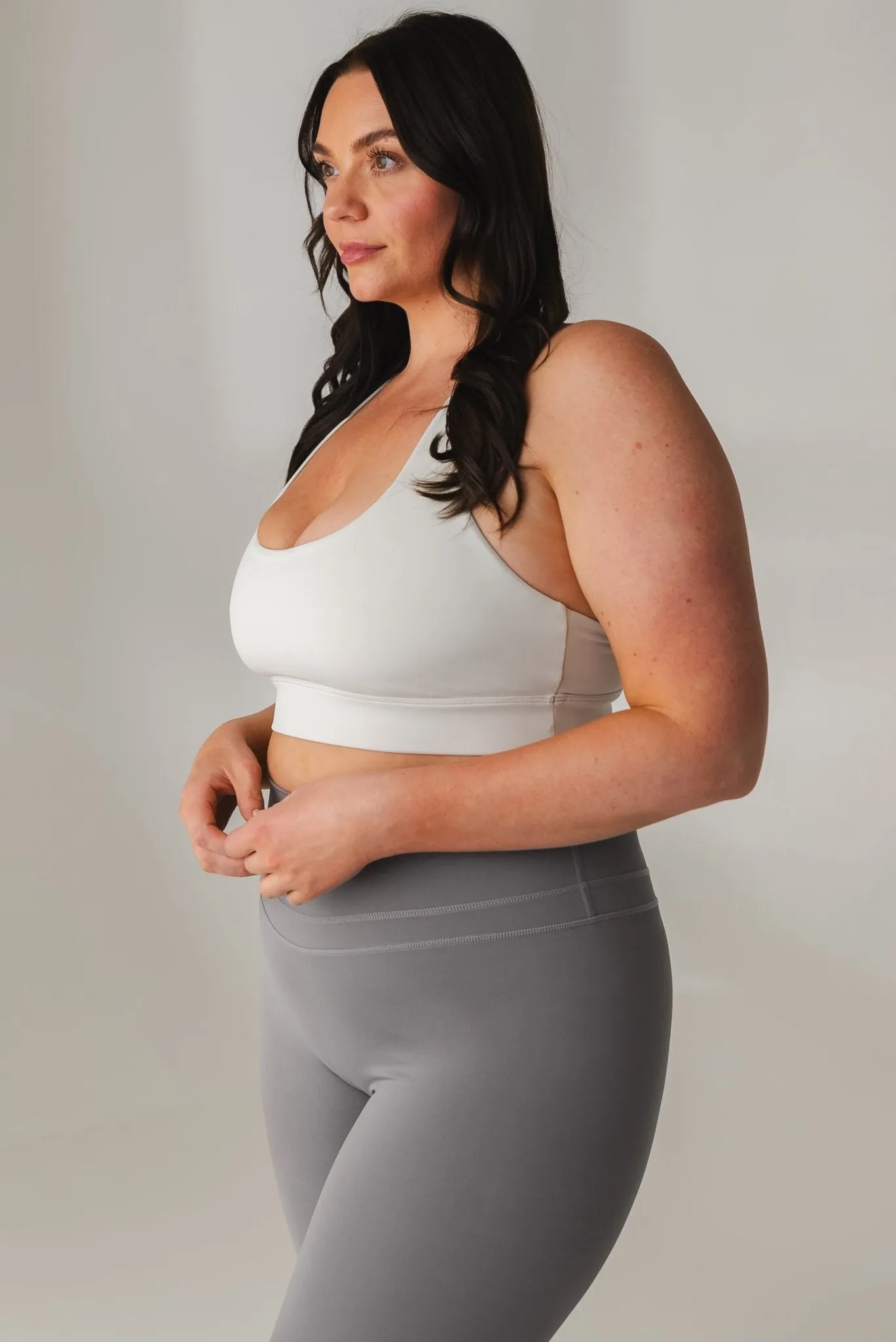 Vitality Revive Racer Bra - Ash
