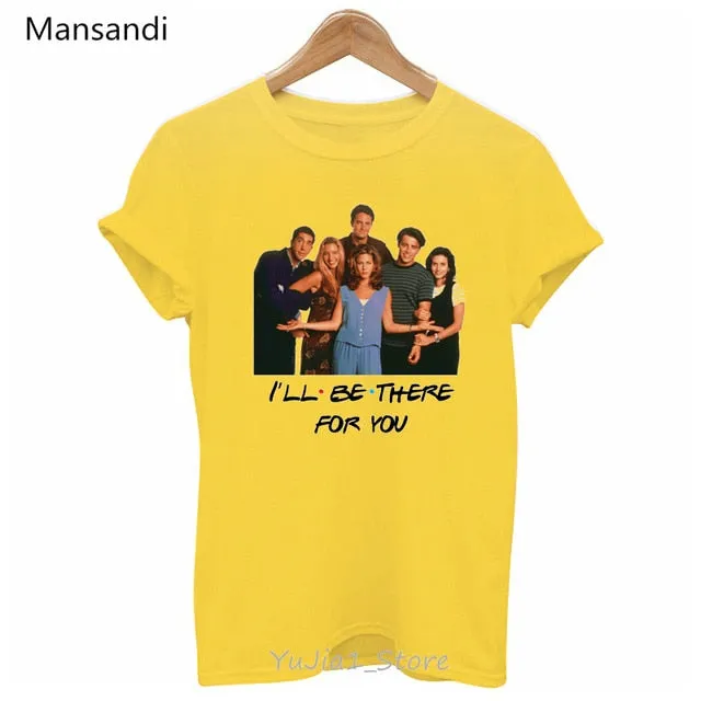 Vogue FRIENDS Tshirt femme Letter print graphic tees women melanin black girl Friends TV Show t-shirt Christmas cute pink tshirt