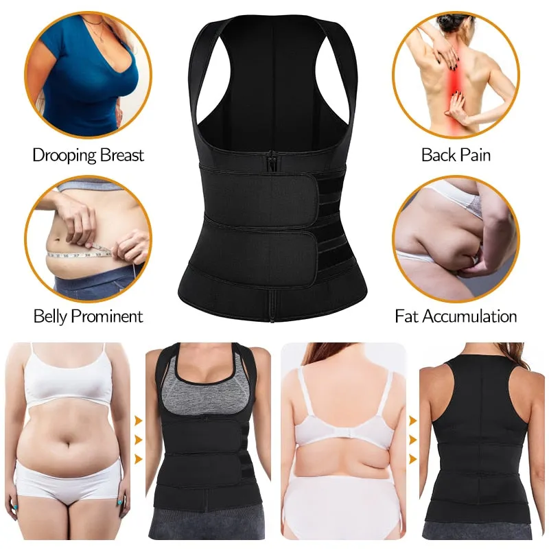 Waist Trainer Vest /Sauna Compression Shirt