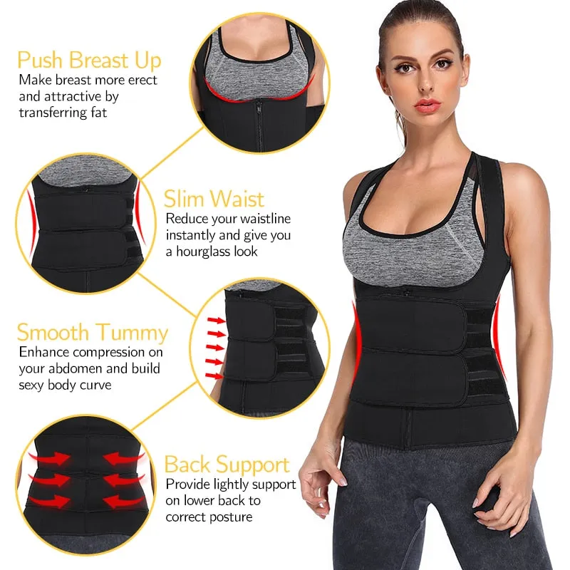 Waist Trainer Vest /Sauna Compression Shirt