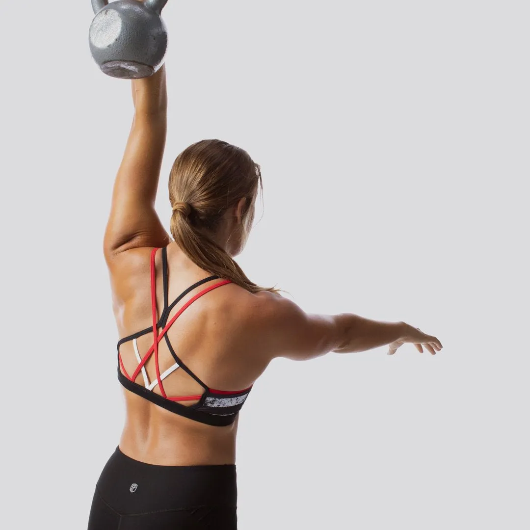 Warrior Sports Bra (Thin Red Line)