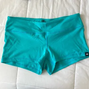 Wodbottom teal workout compression shorts