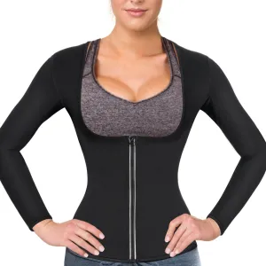 Women  Neoprene Sauna Shirt