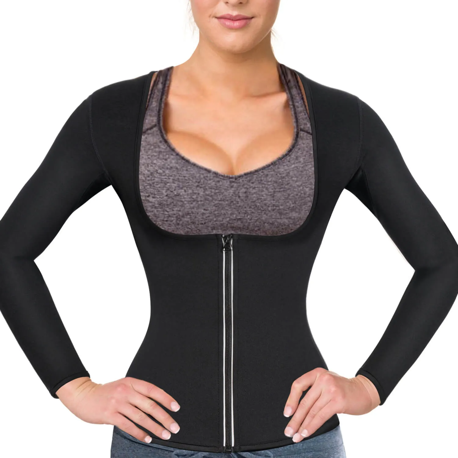 Women  Neoprene Sauna Shirt