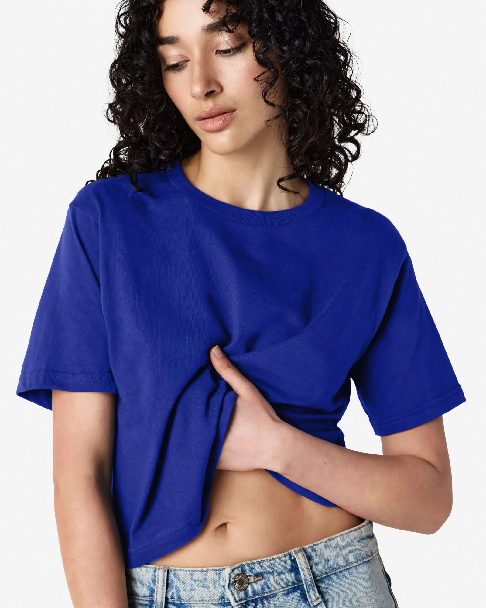 Women's Boxy Fit Cropped T-shirt