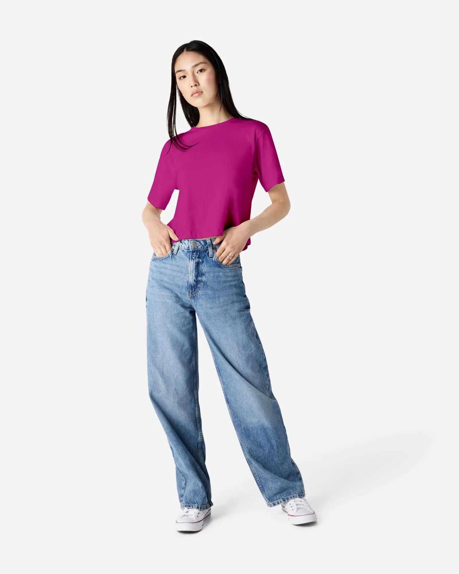 Women's Boxy Fit Cropped T-shirt