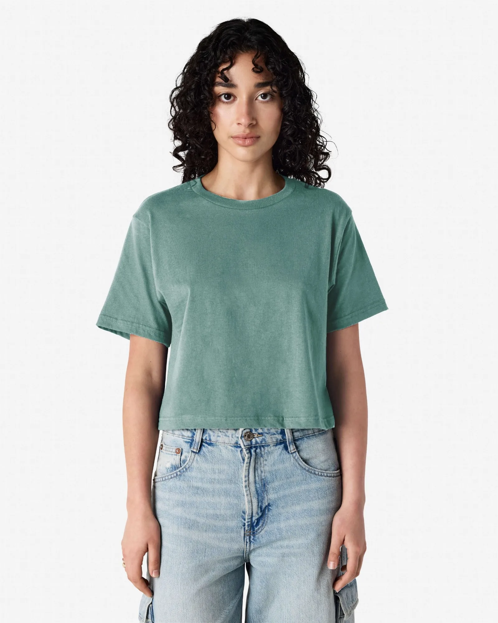Women's Boxy Fit Cropped T-shirt