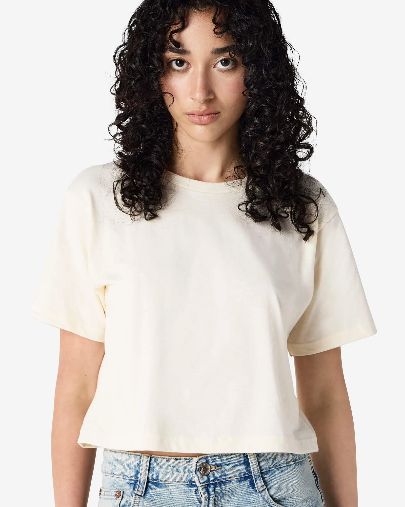 Women's Boxy Fit Cropped T-shirt