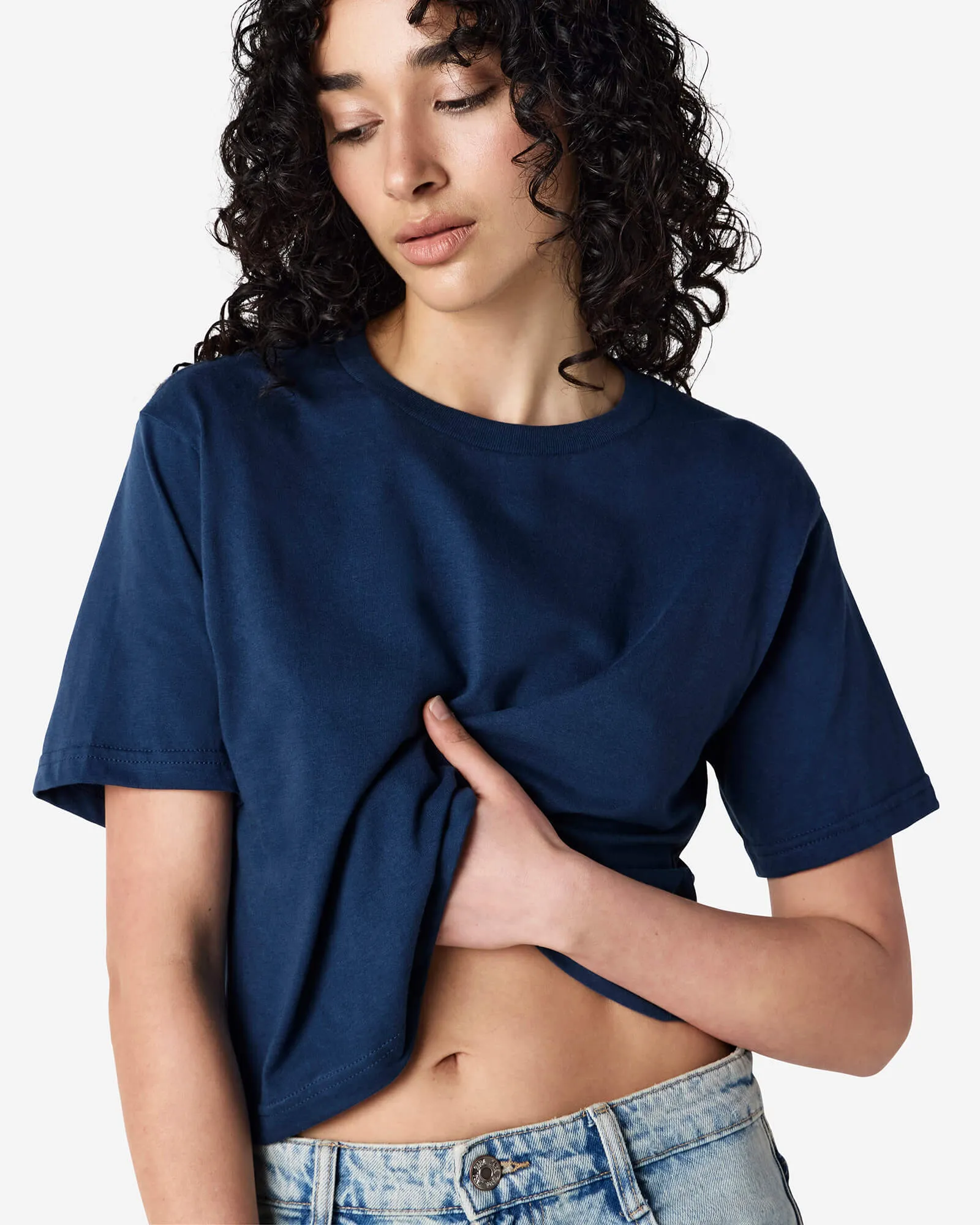 Women's Boxy Fit Cropped T-shirt