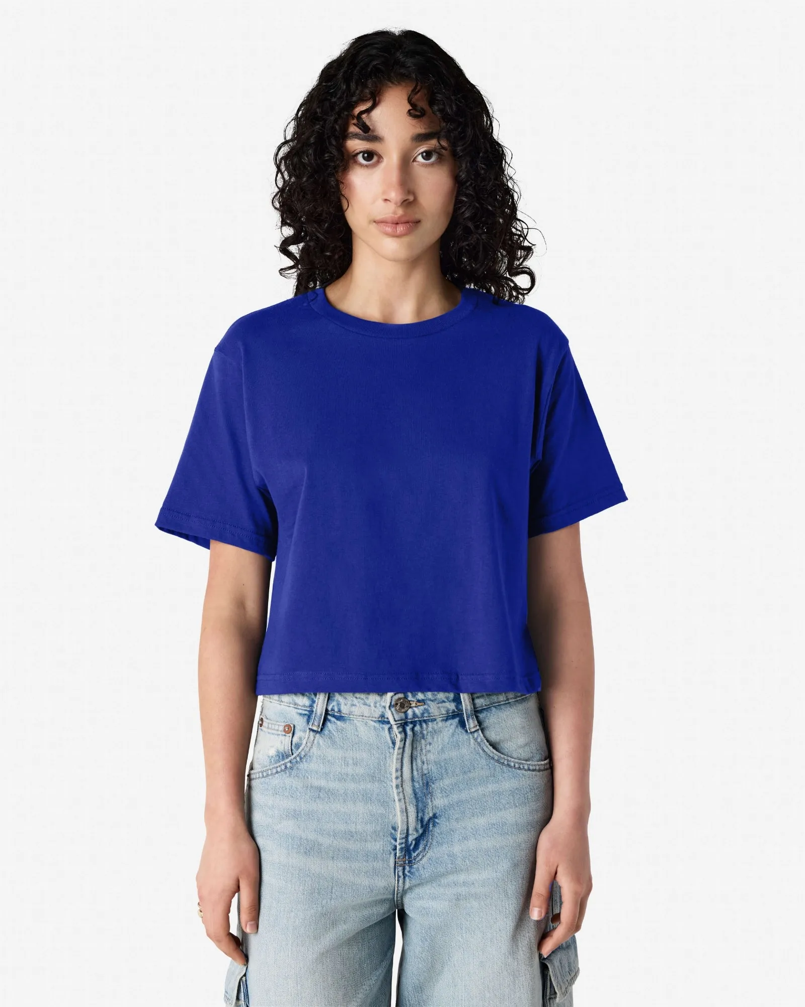 Women's Boxy Fit Cropped T-shirt