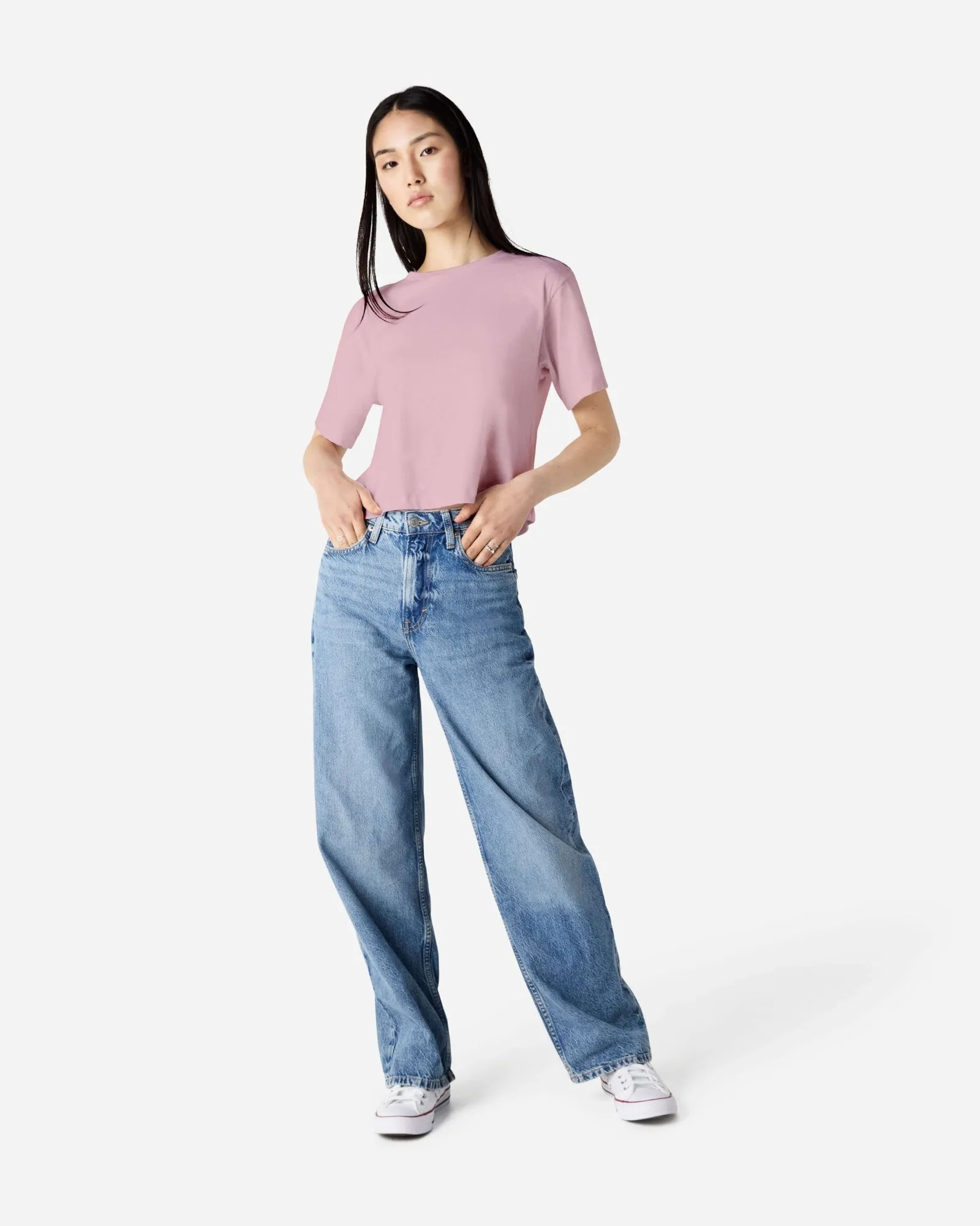 Women's Boxy Fit Cropped T-shirt