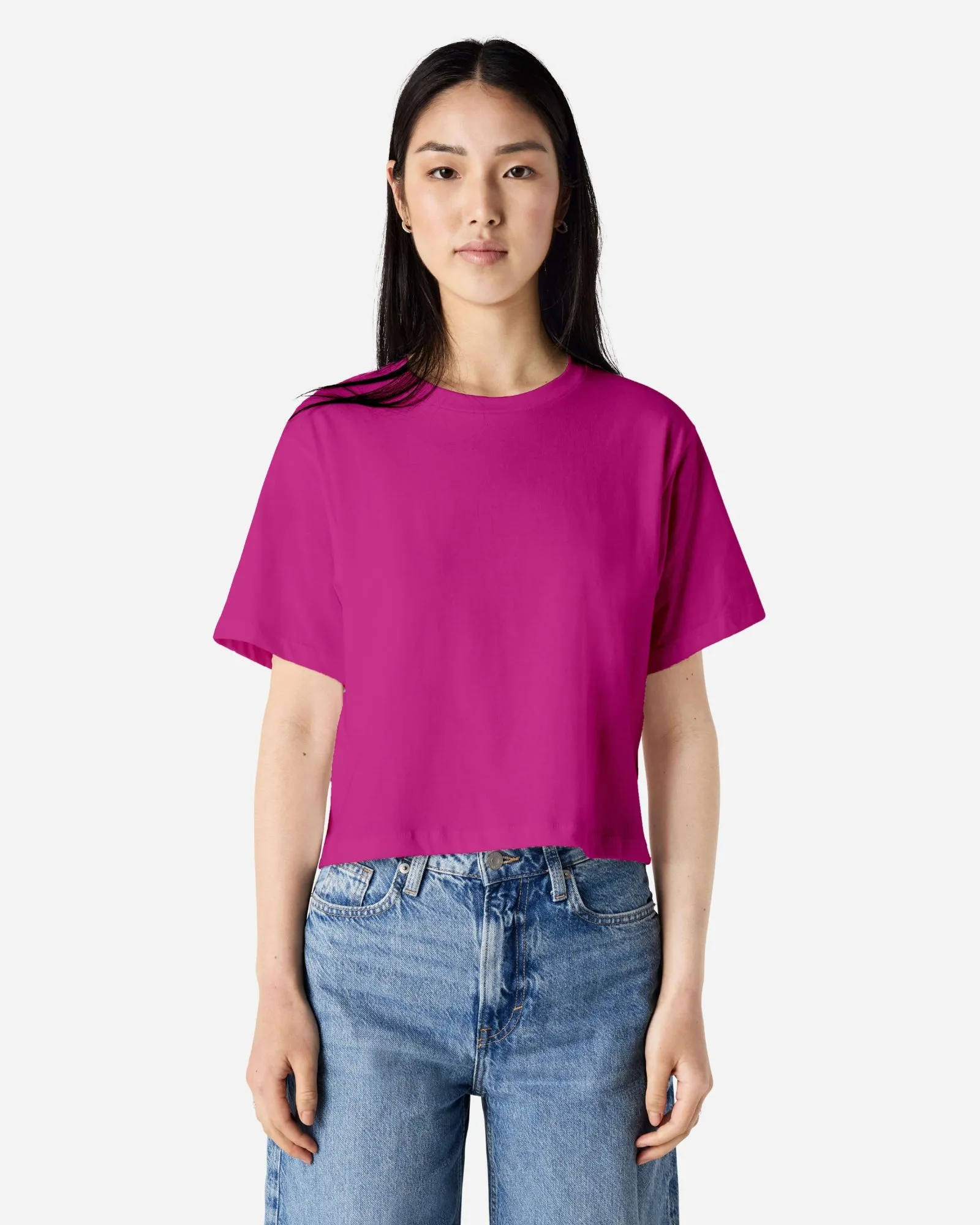 Women's Boxy Fit Cropped T-shirt