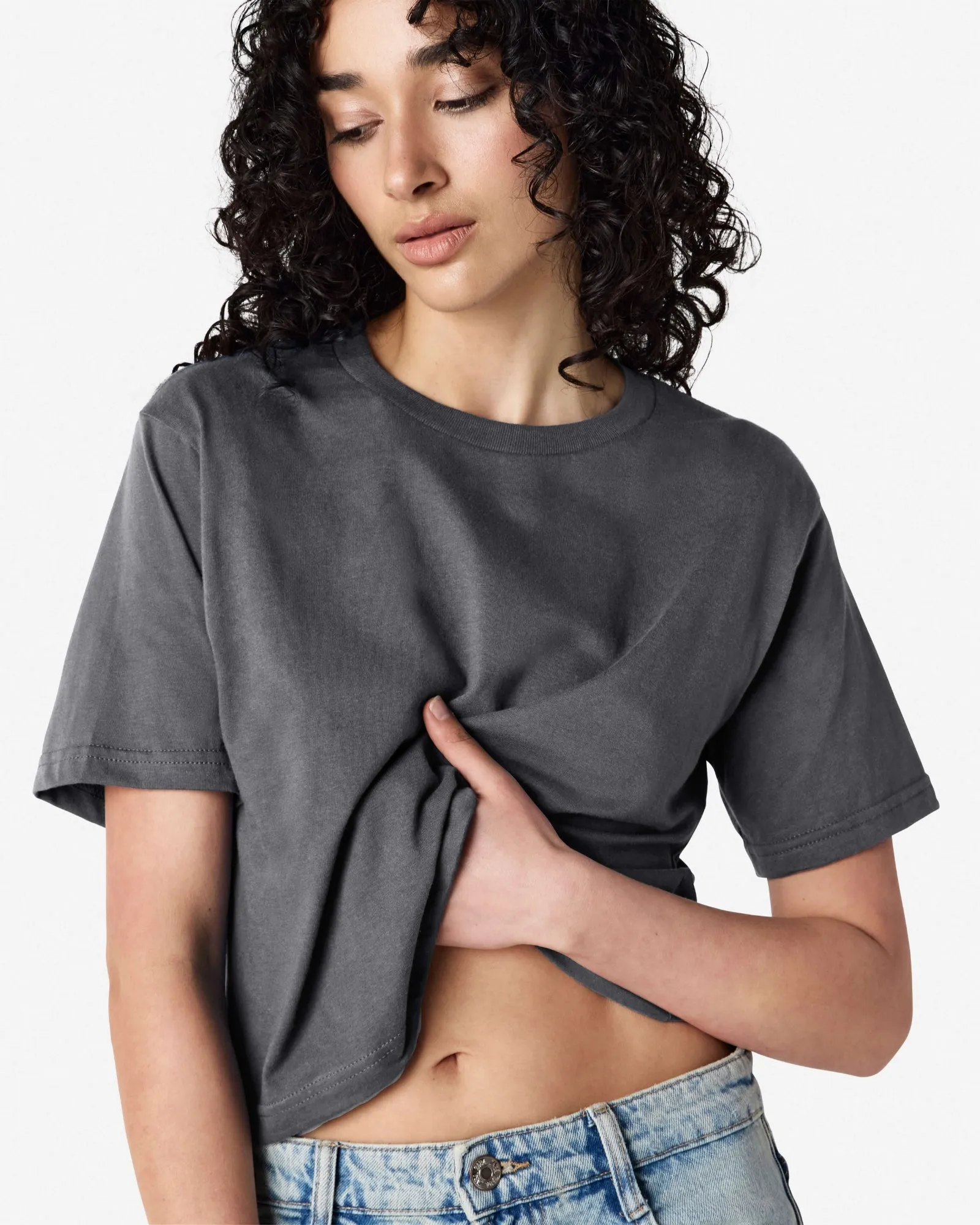 Women's Boxy Fit Cropped T-shirt