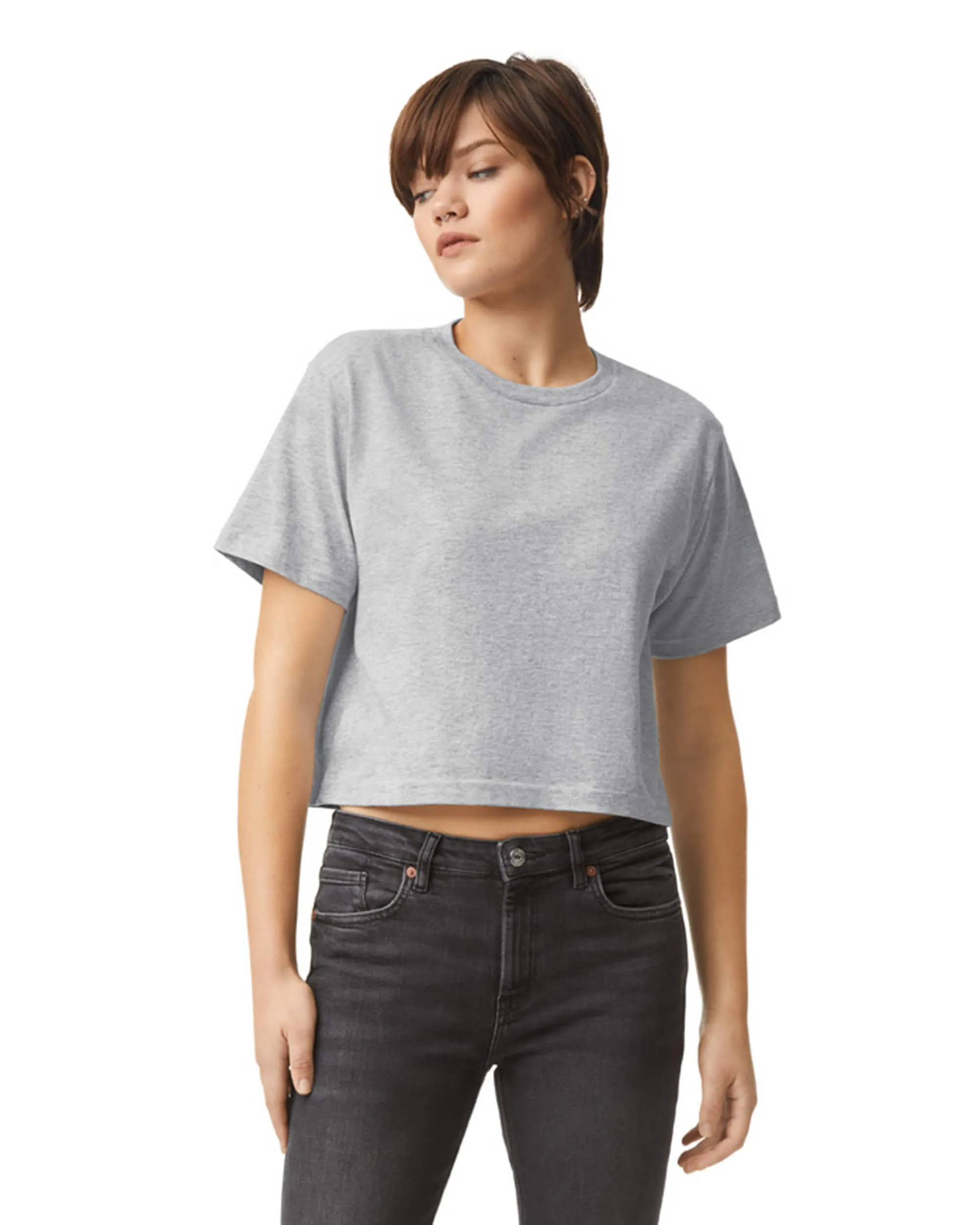 Women's Boxy Fit Cropped T-shirt