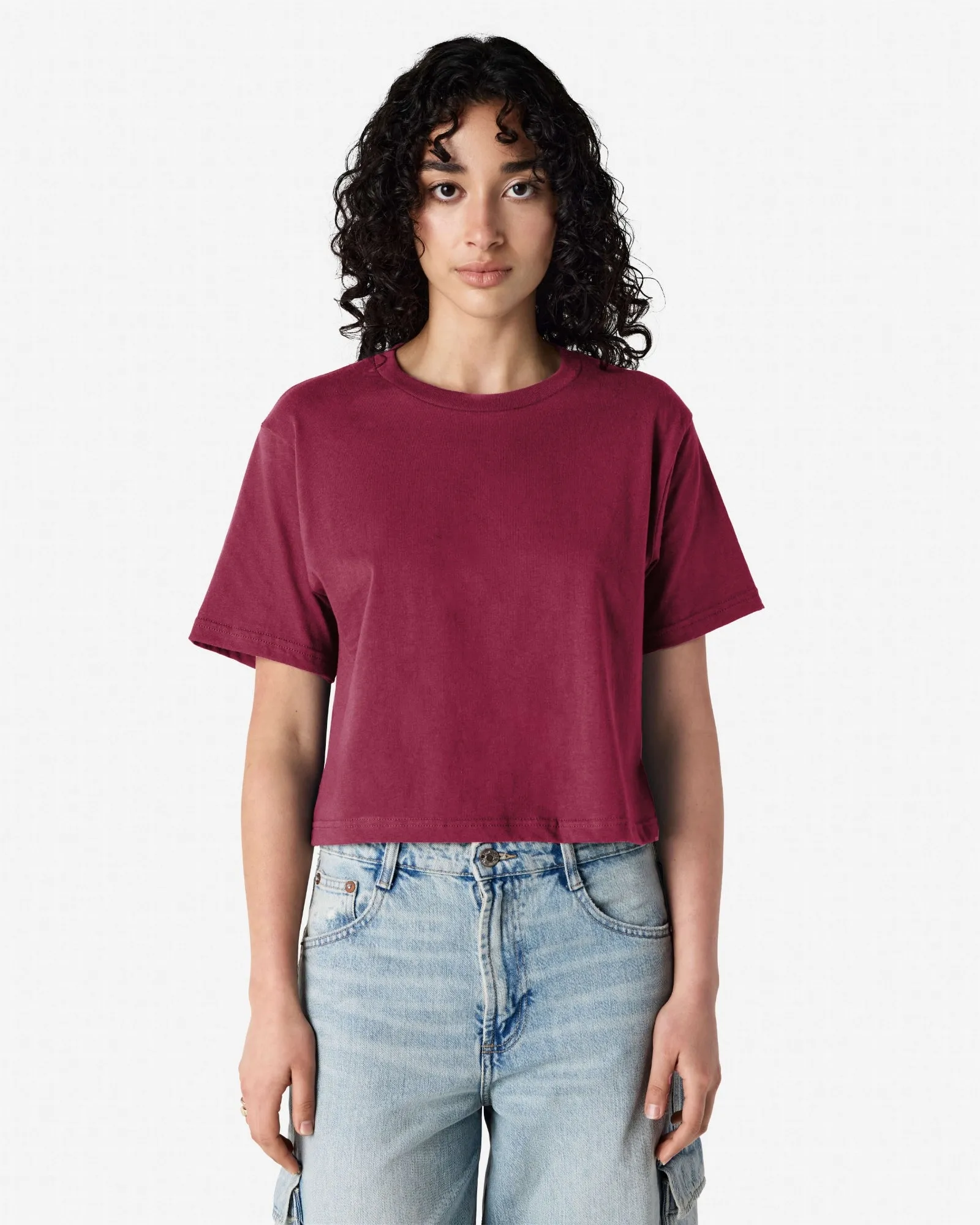 Women's Boxy Fit Cropped T-shirt