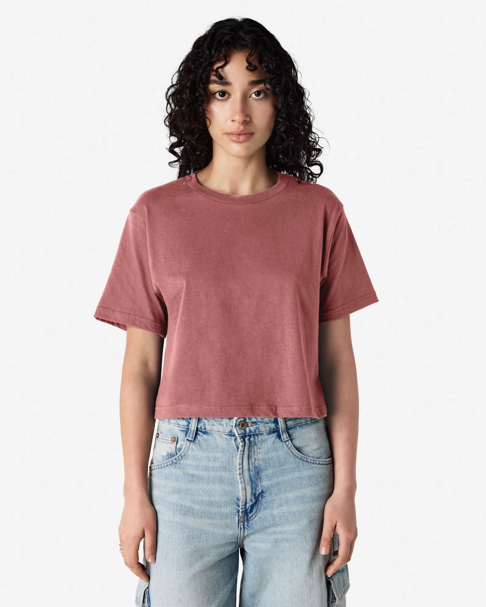 Women's Boxy Fit Cropped T-shirt