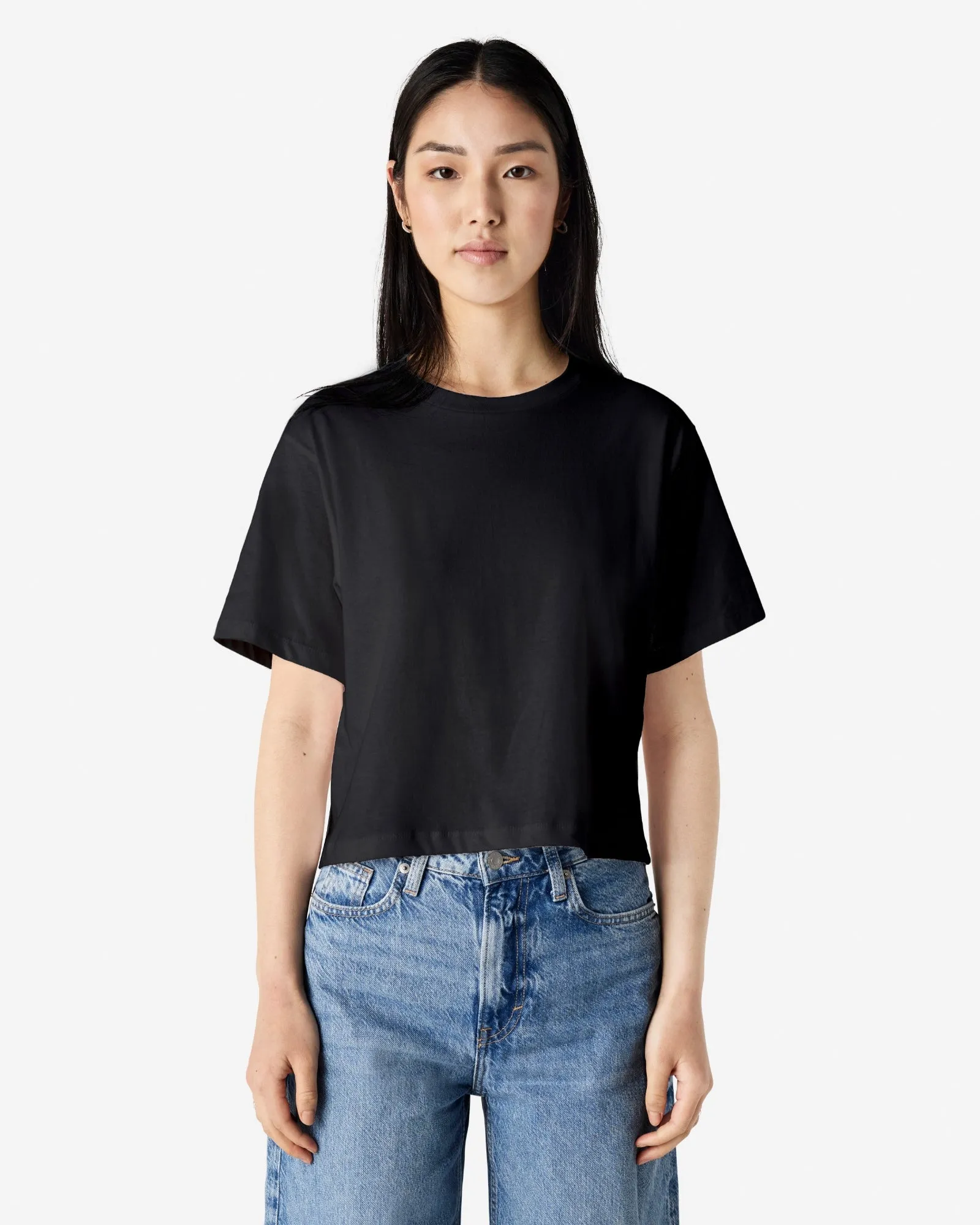 Women's Boxy Fit Cropped T-shirt