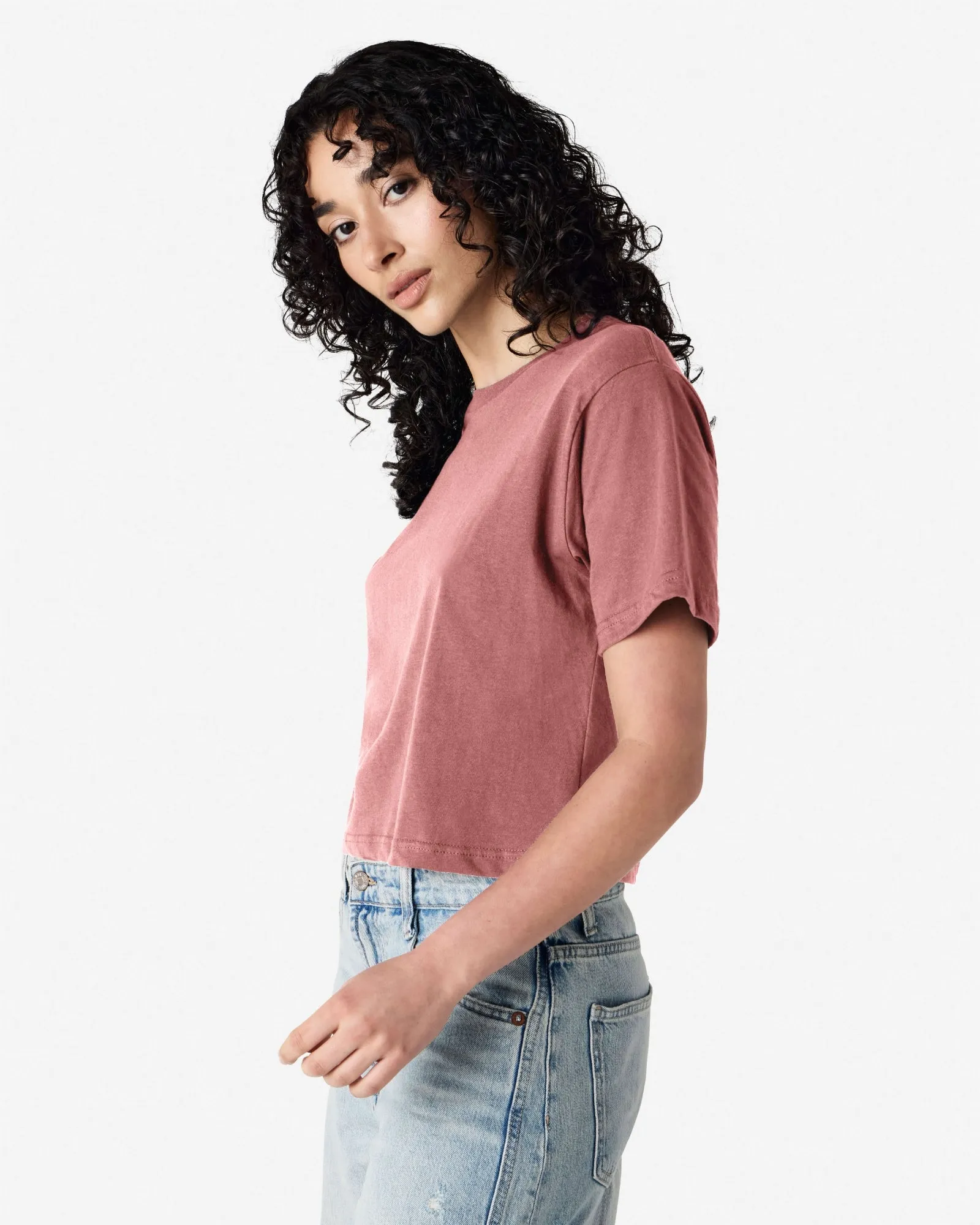 Women's Boxy Fit Cropped T-shirt