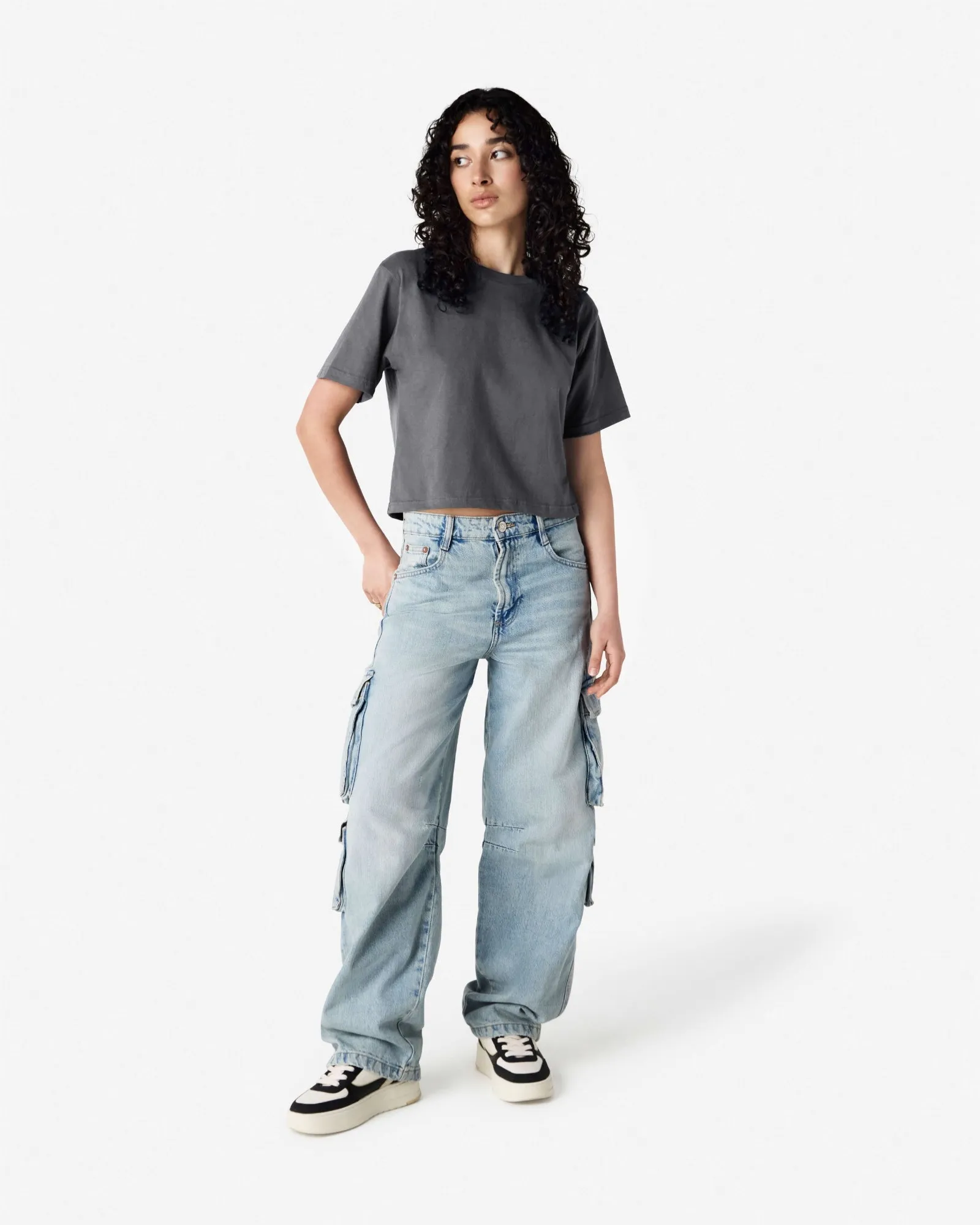 Women's Boxy Fit Cropped T-shirt