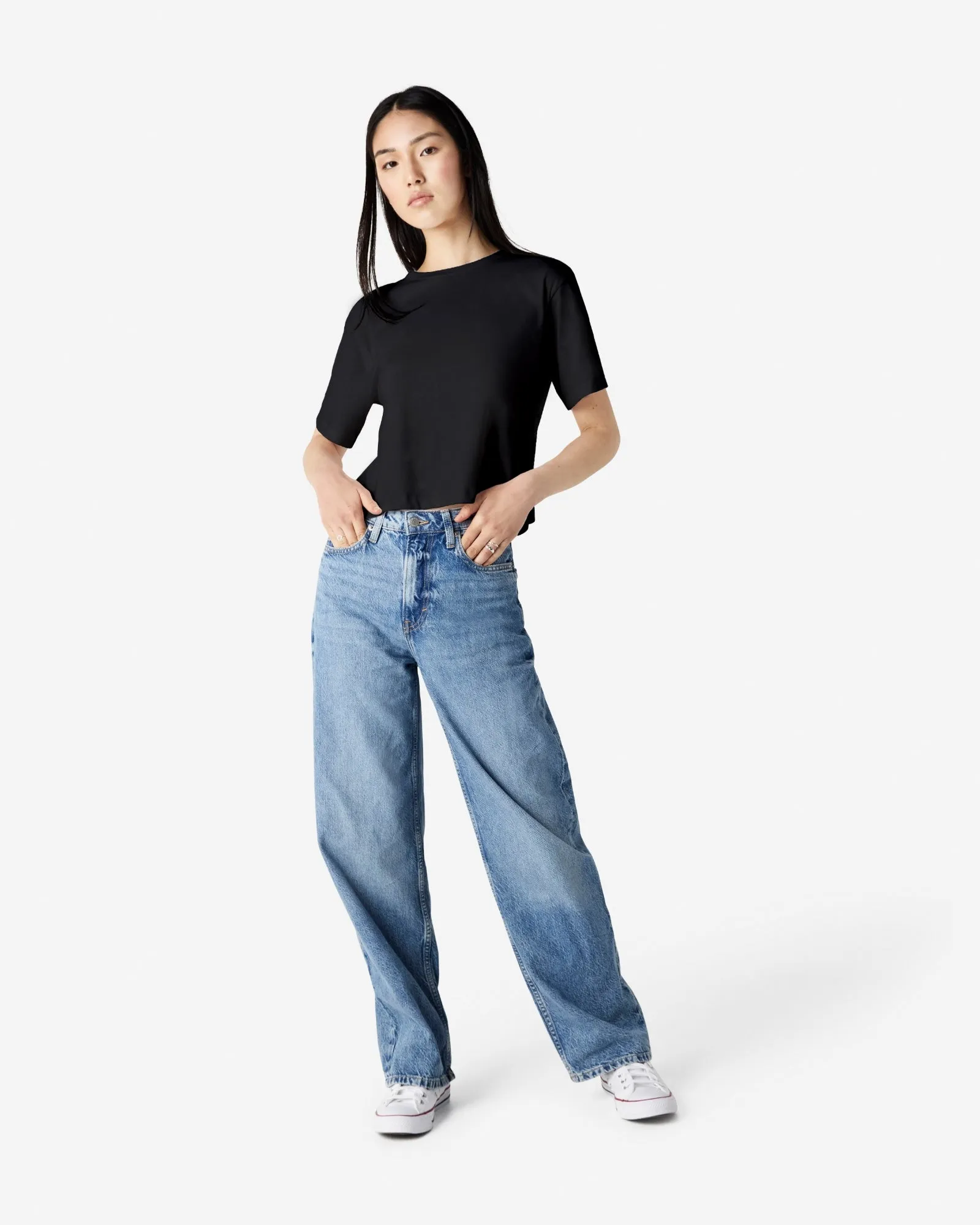 Women's Boxy Fit Cropped T-shirt