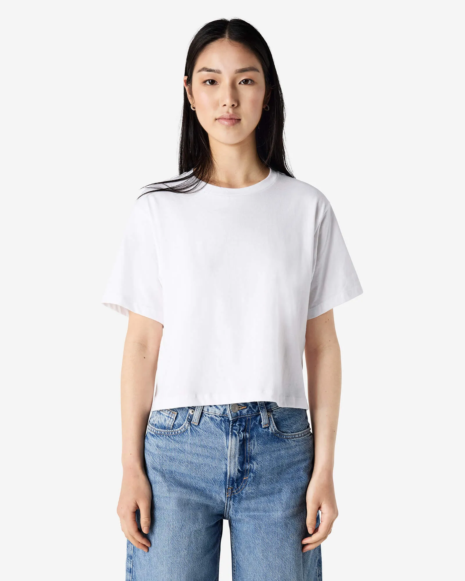 Women's Boxy Fit Cropped T-shirt