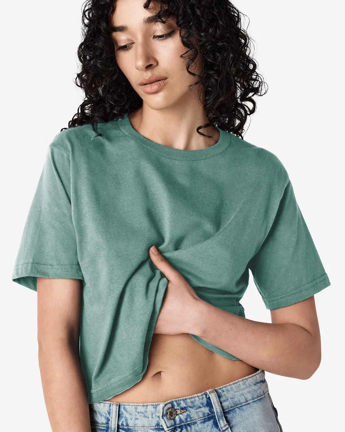 Women's Boxy Fit Cropped T-shirt