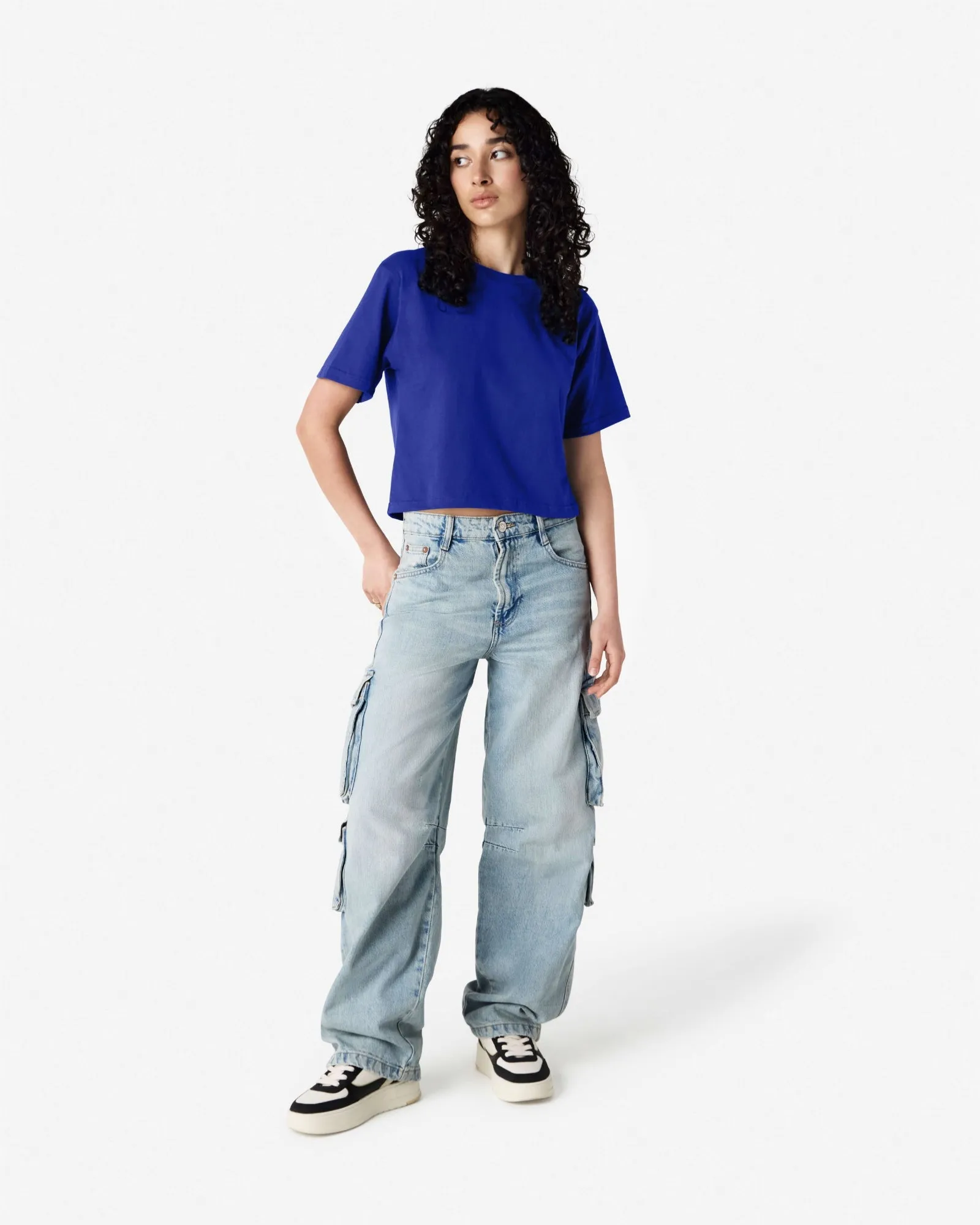 Women's Boxy Fit Cropped T-shirt