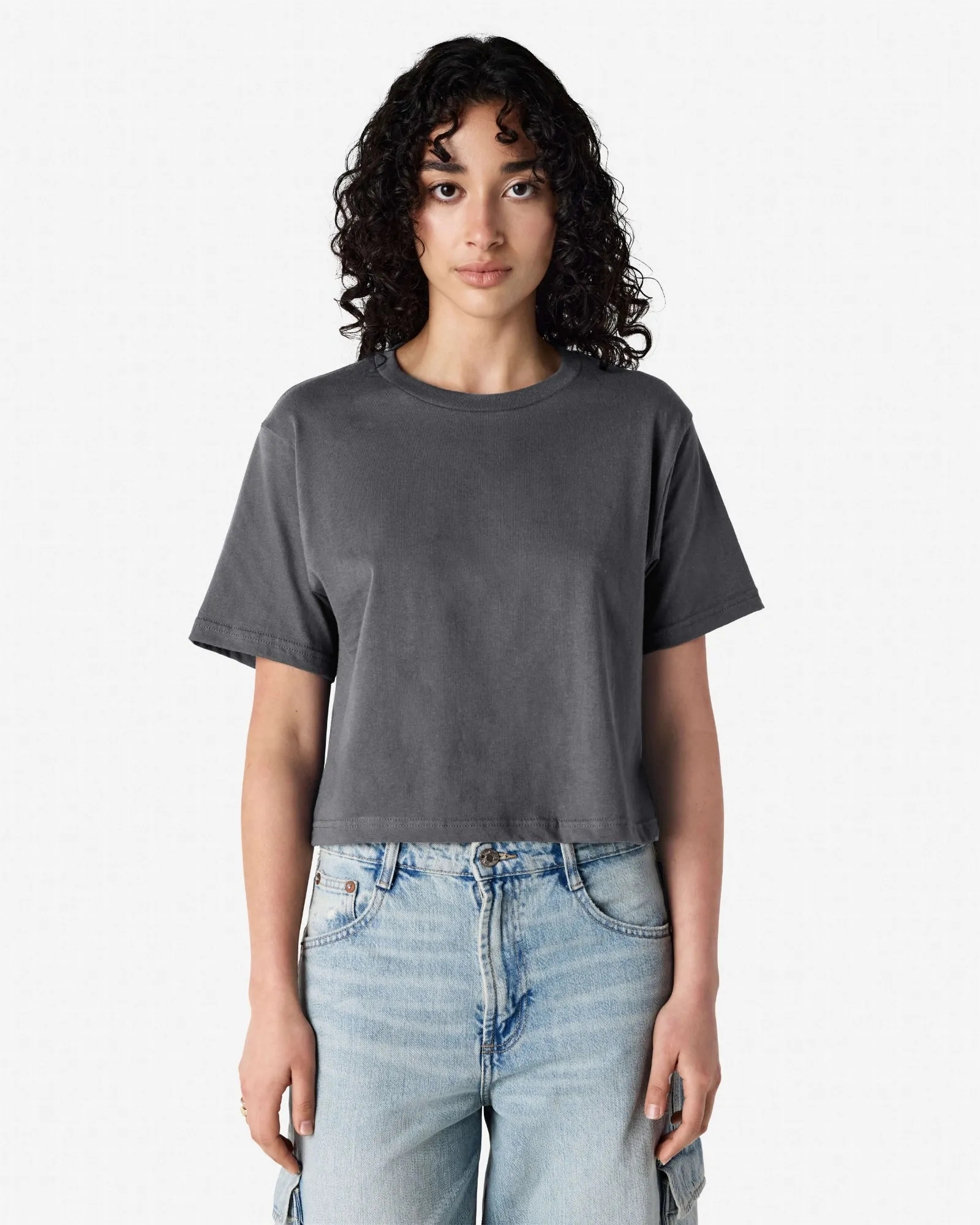 Women's Boxy Fit Cropped T-shirt
