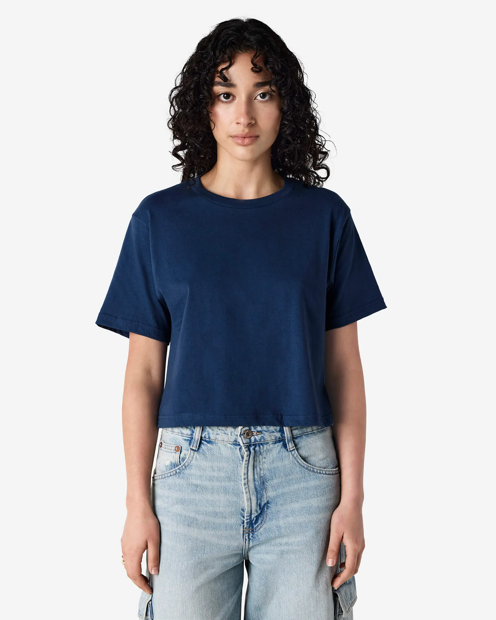 Women's Boxy Fit Cropped T-shirt
