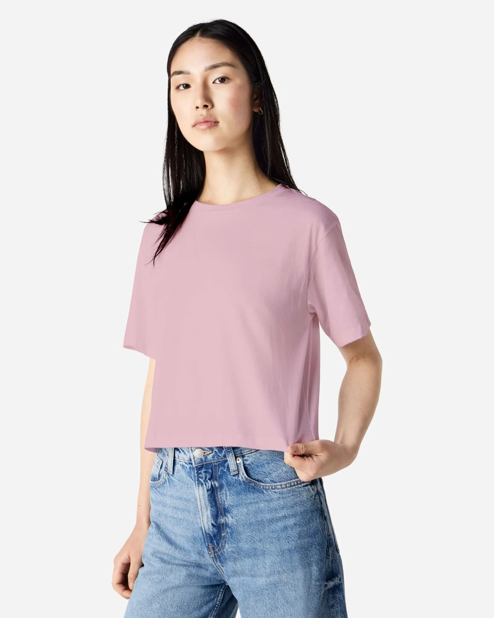 Women's Boxy Fit Cropped T-shirt