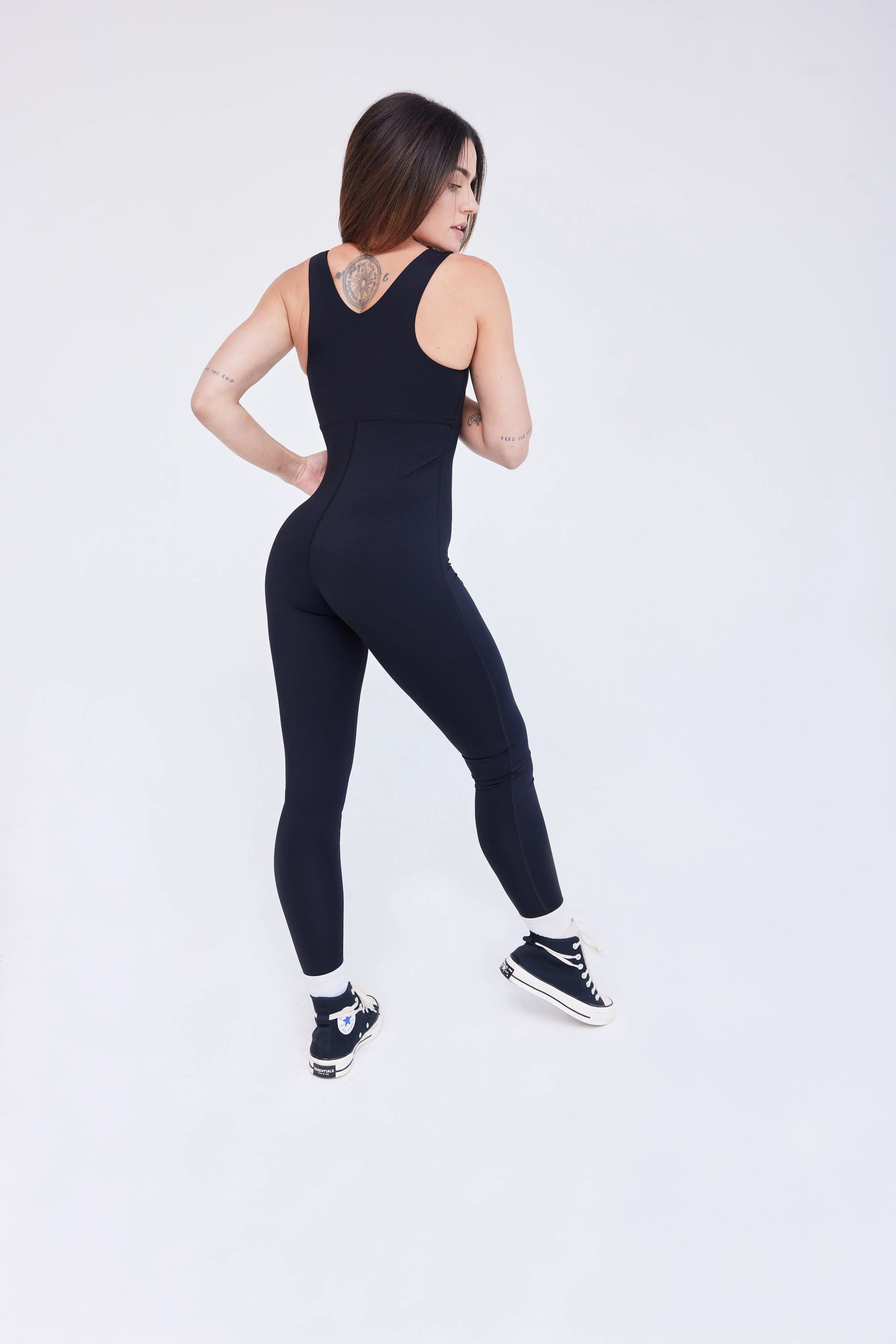 Women's Contour Body Suit - Black