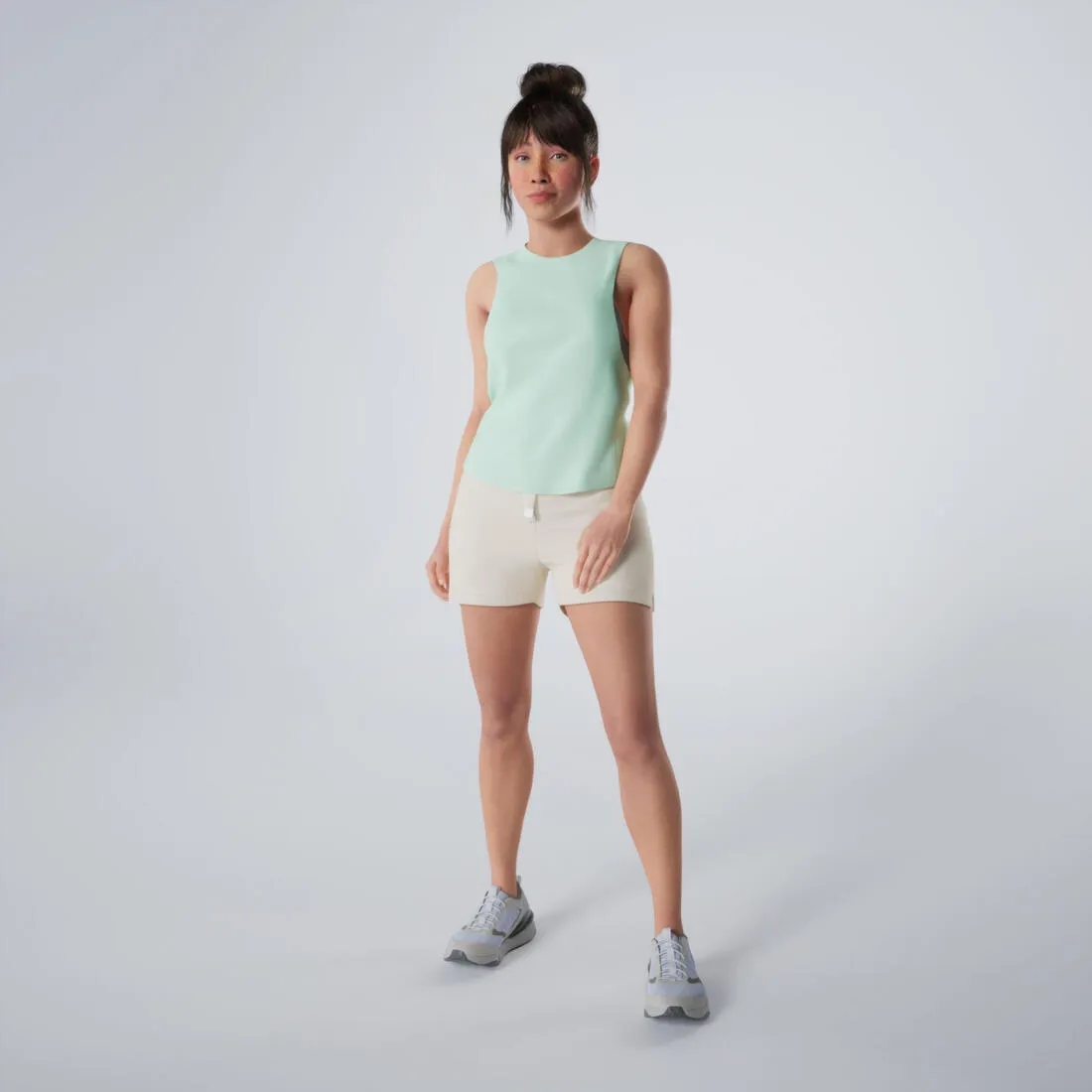 Women's Loose-Fit Fitness Tank Top 500 - Green